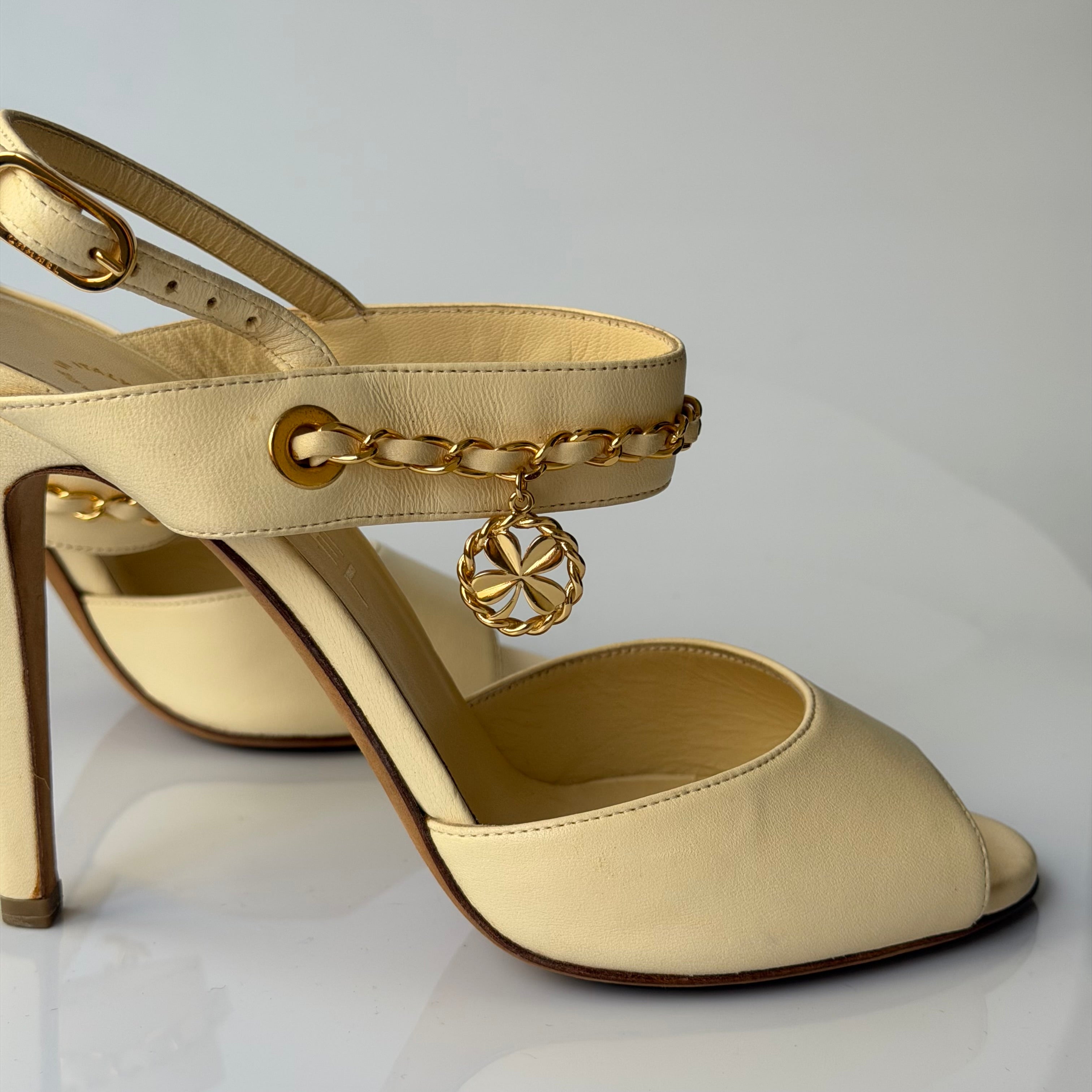 Chanel Charms Logo Sandals