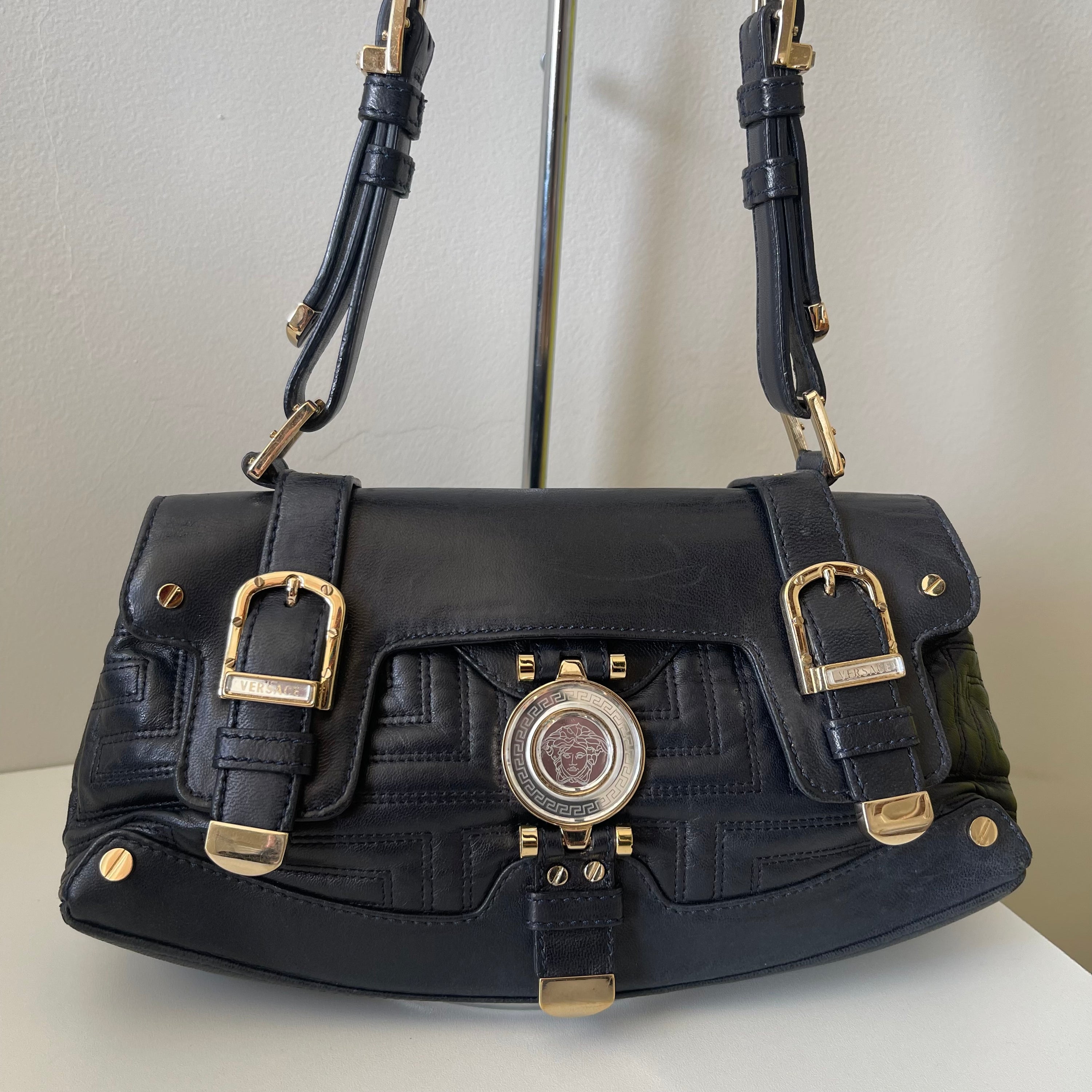 Versace Medusa Leather Pochette