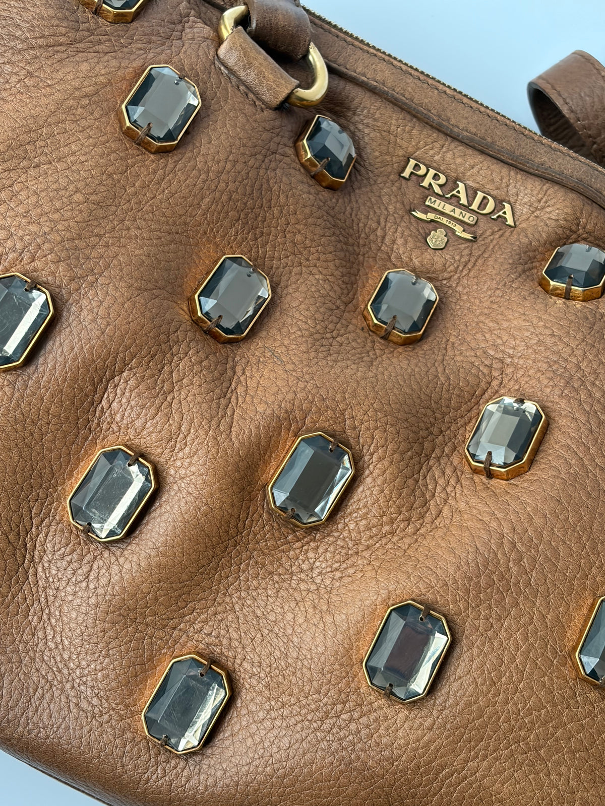 Prada Bauletto Pietre Cervo Bag