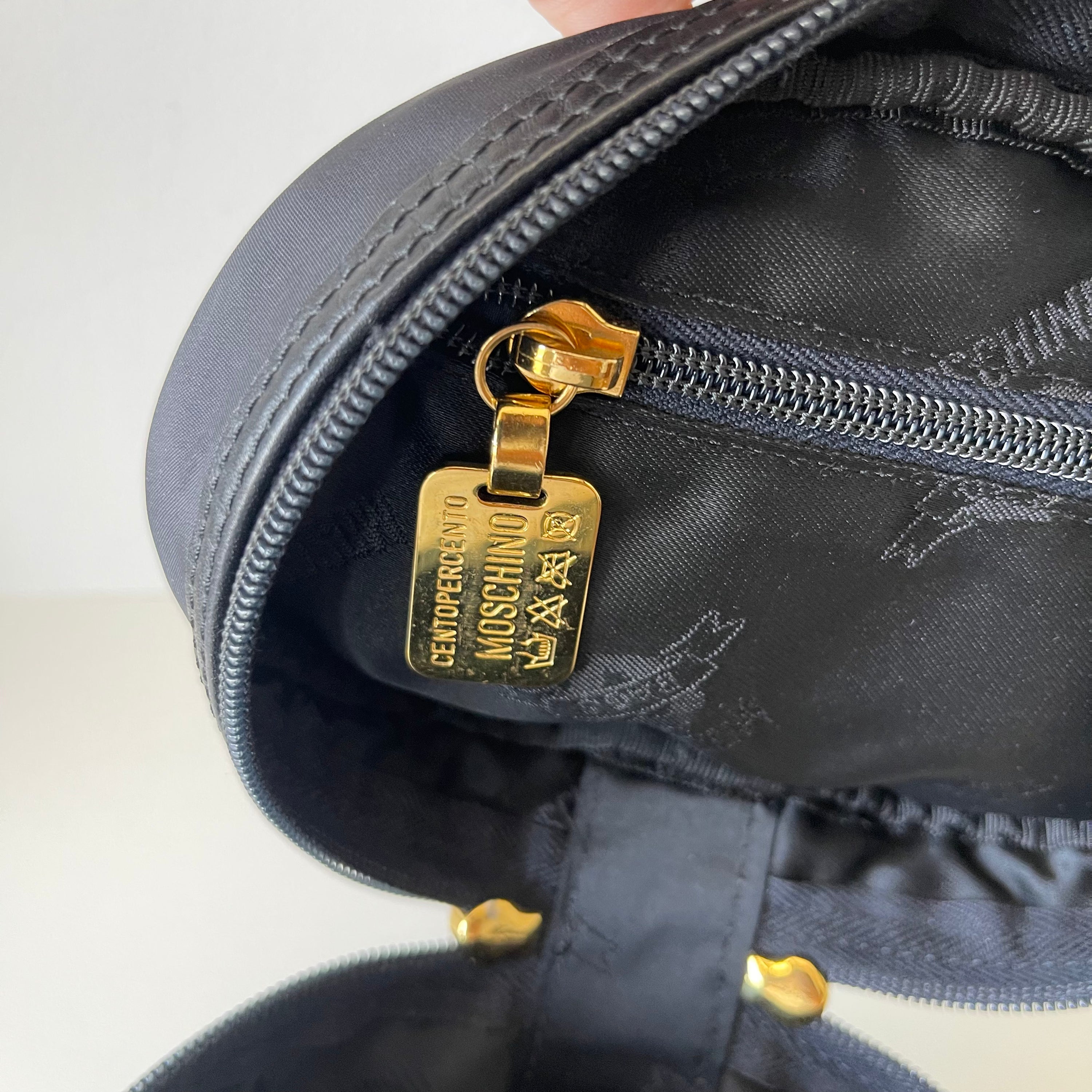 Moschino Nylon Hand Bag