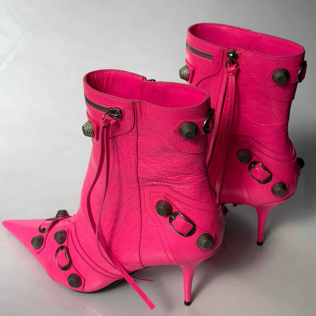 Balenciaga Cagole Pink Boots