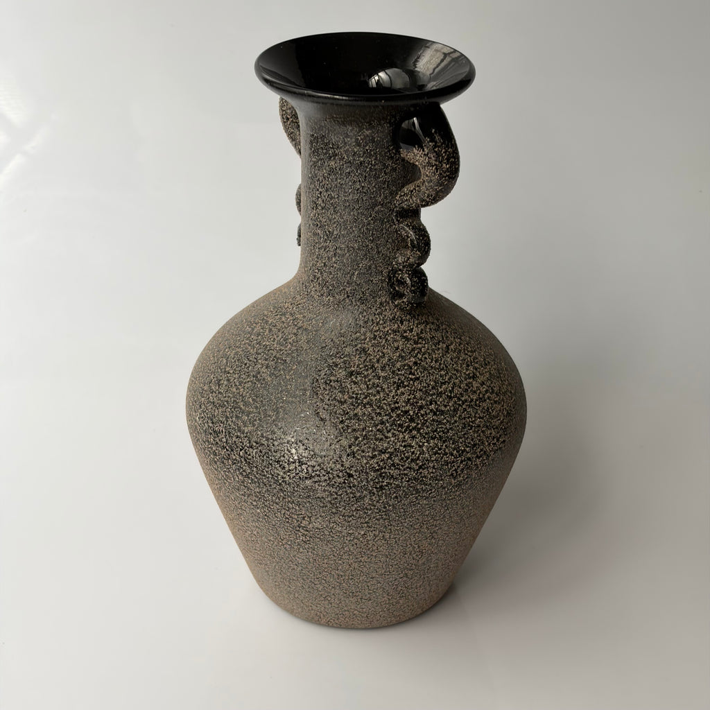 Art Deco Scavo Glass Vase