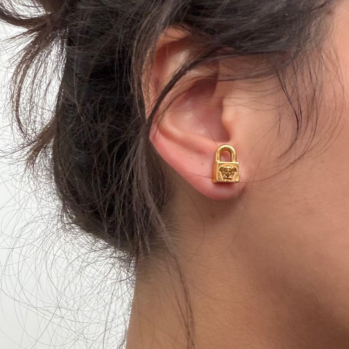 Versace Medusa Padlock Earring