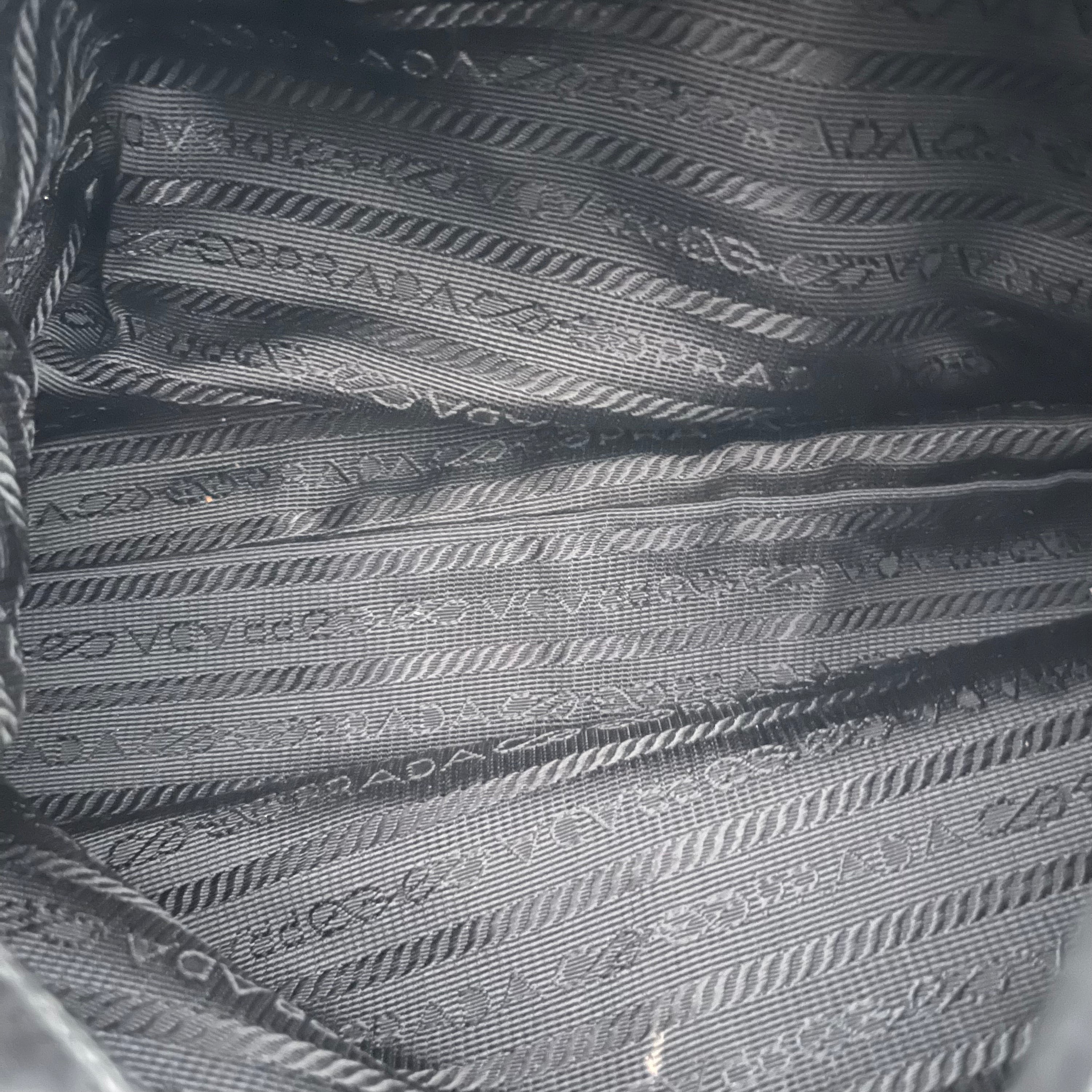 Prada 90s Leather and Acrylic Handle Bag