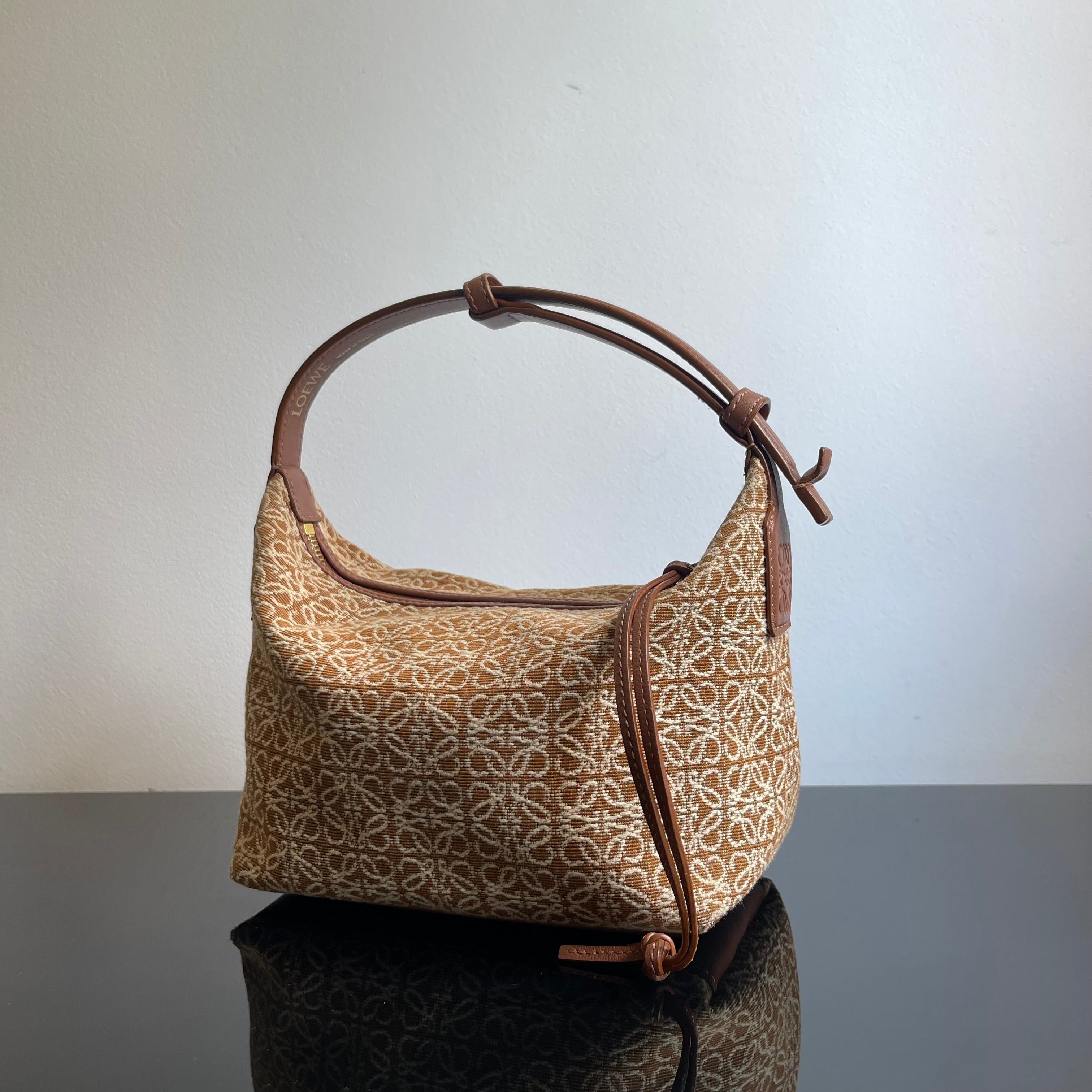 Loewe Cubi Anagram Jacquard Shoulder Bag