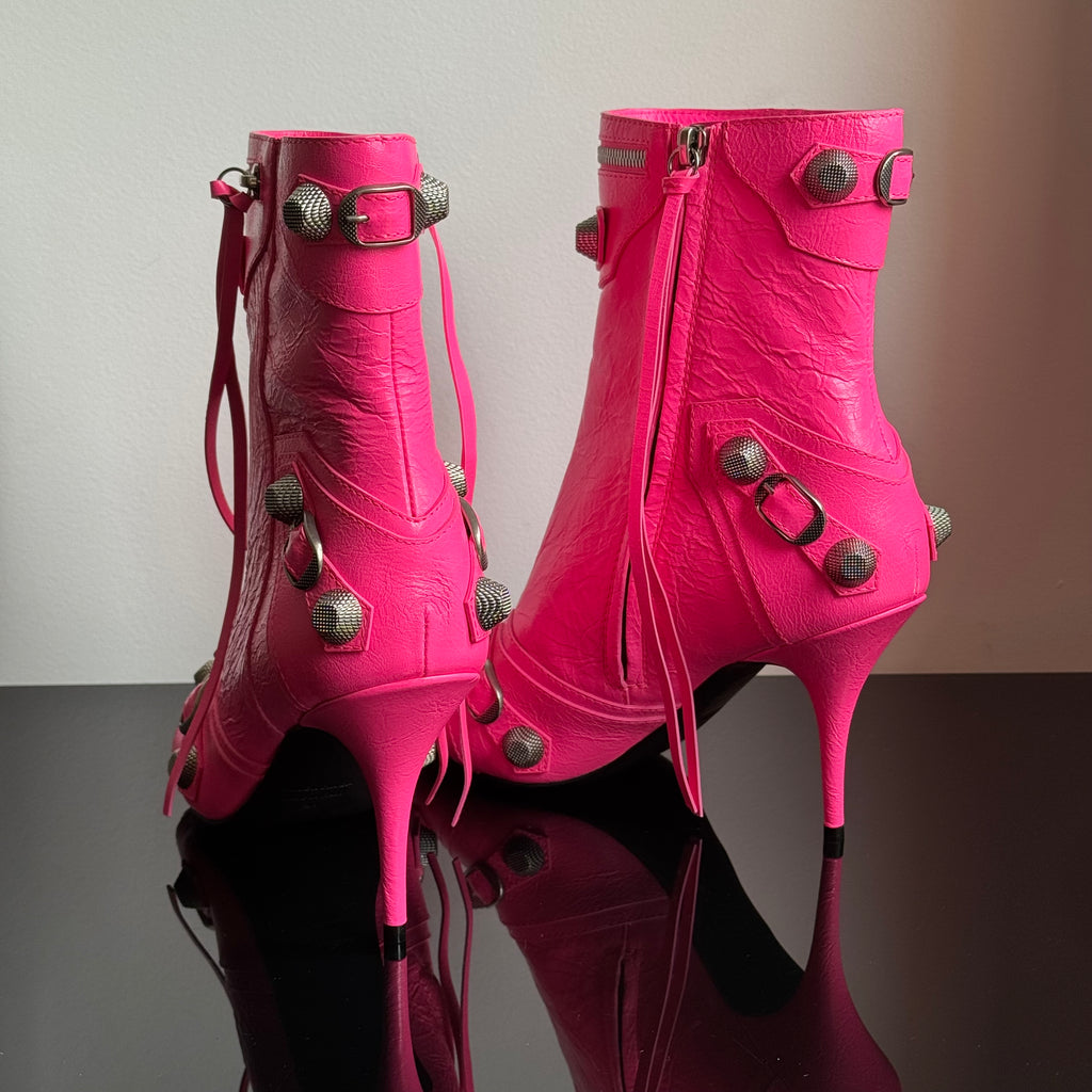 Balenciaga Cagole Pink Boots
