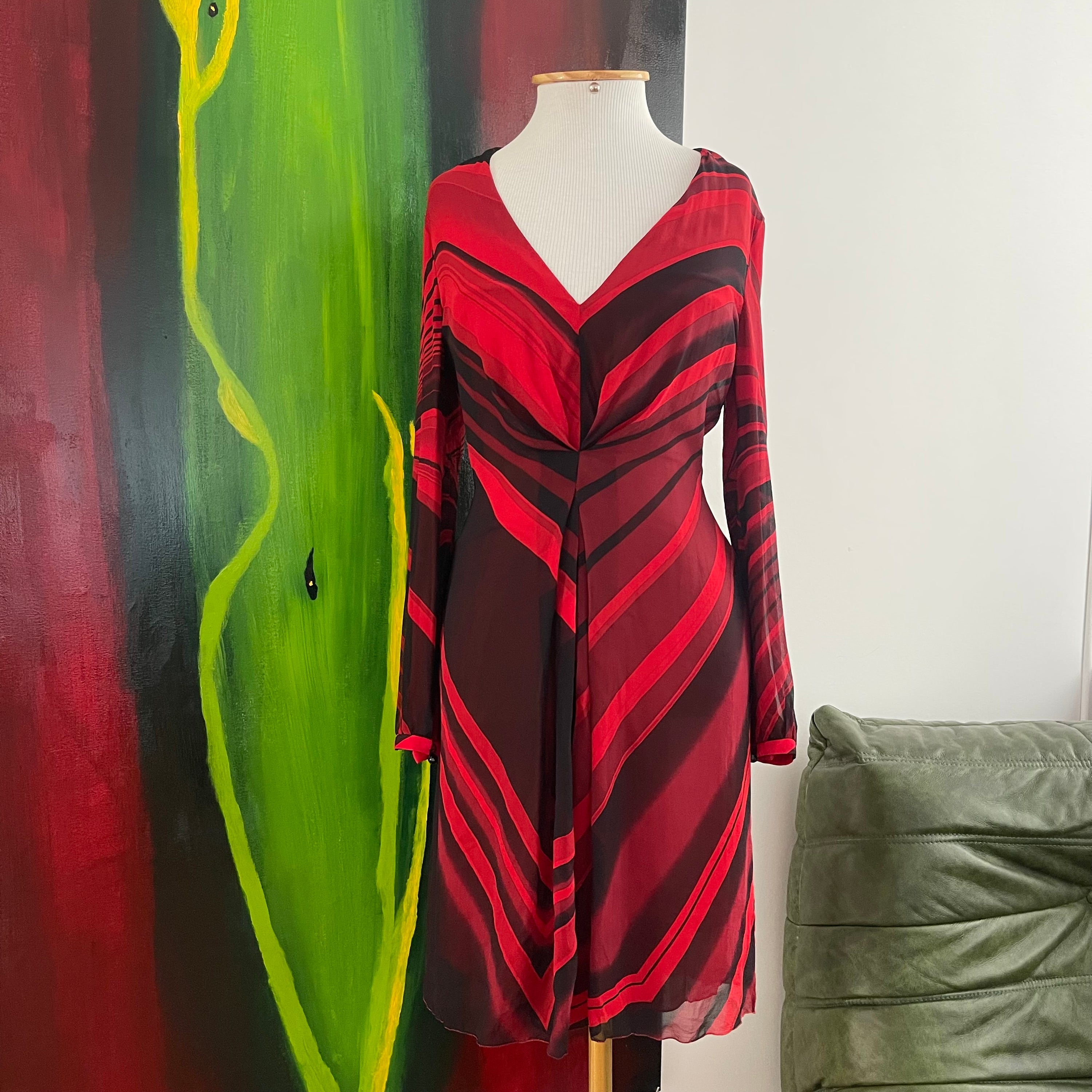 Gianni Versace Couture 2000 F/W Silk Dress