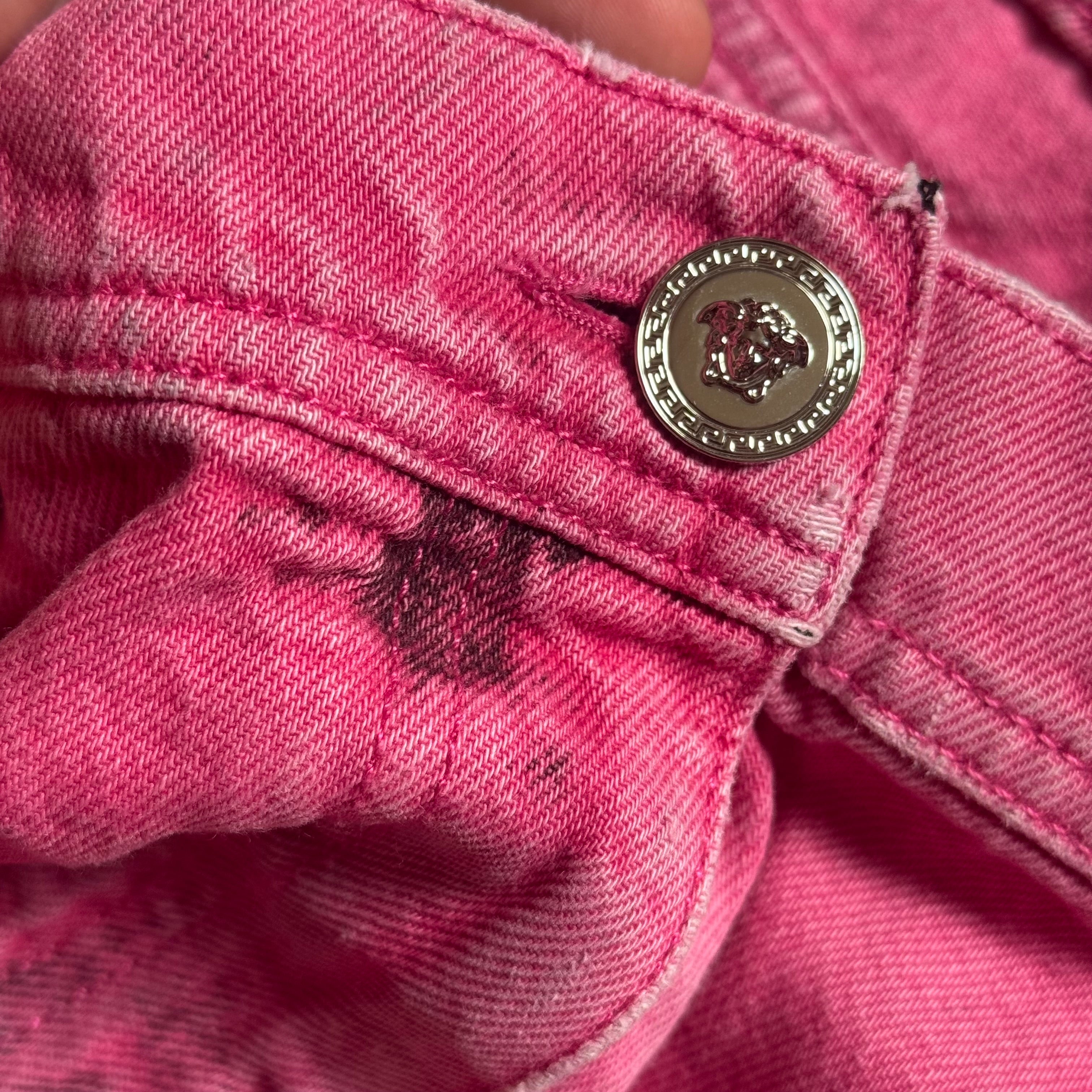 Versace S/S 2023 Cut Out Pink Pants