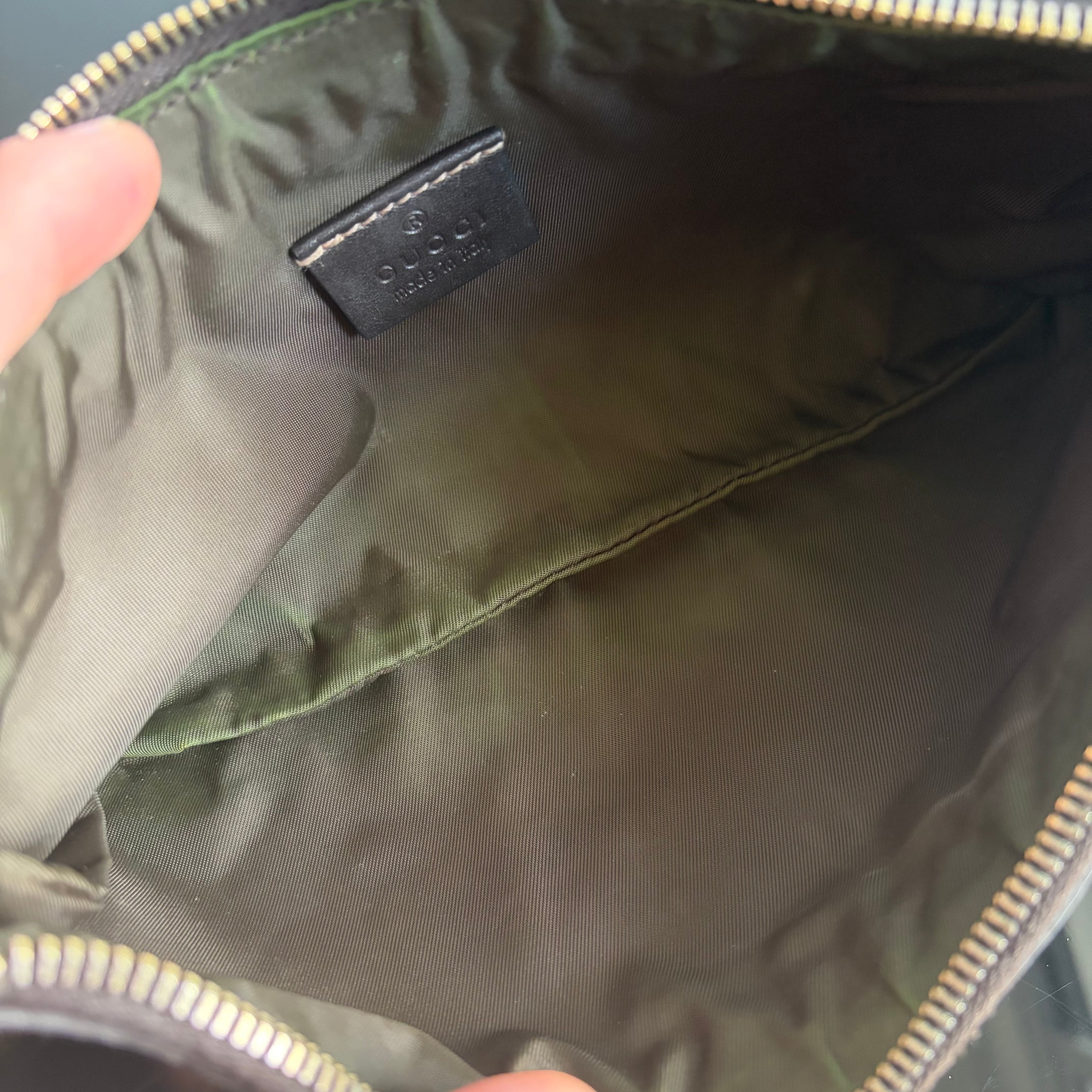 Gucci Monogram Pochette Bag