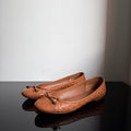 Louis Vuitton Debbie Leather Monogram Flats