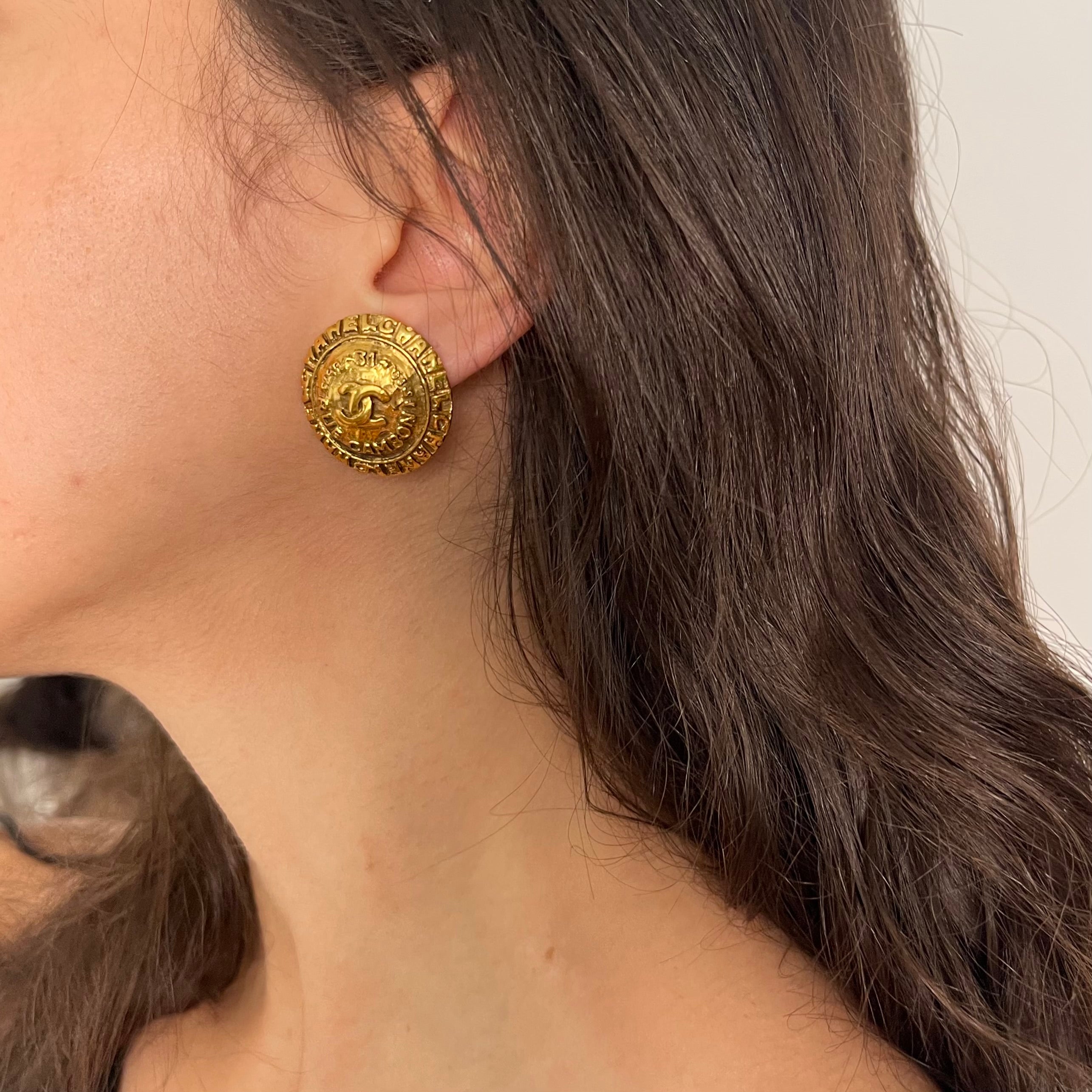 Chanel Vintage 31 Rue Cambon Paris Earring