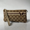 Gucci Monogram Mayfair Wristlet Bag