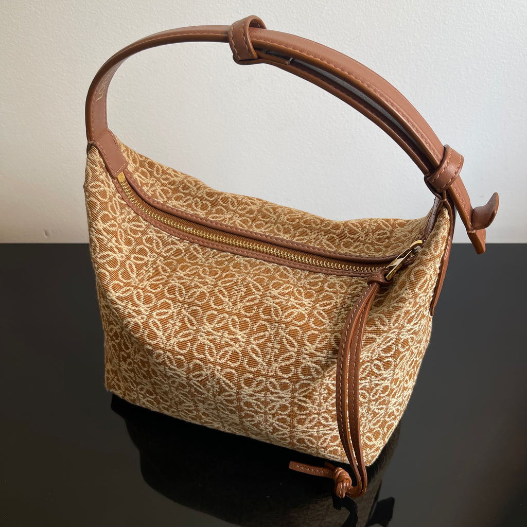 Loewe Cubi Anagram Jacquard Shoulder Bag