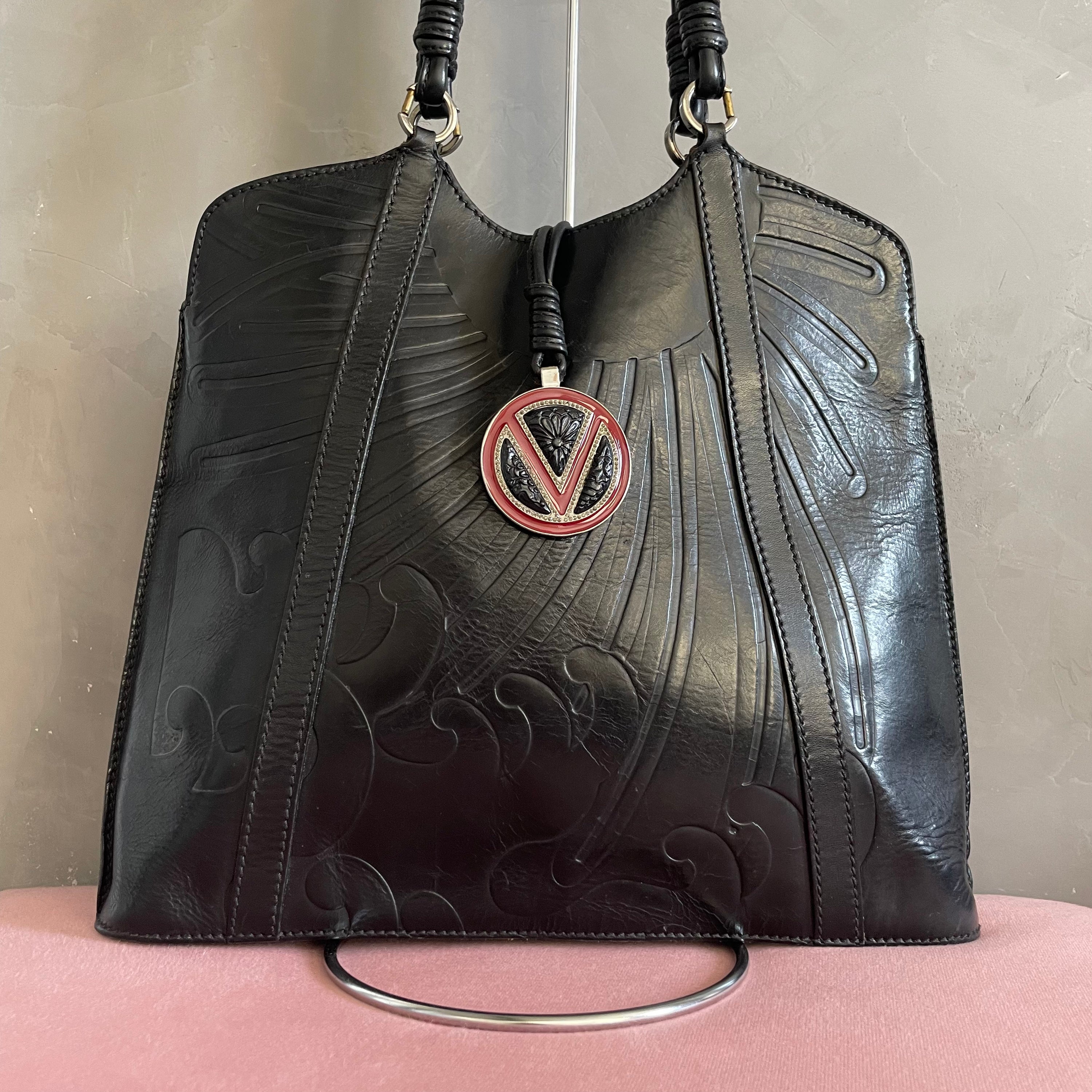 Valentino Leather Tote Bag