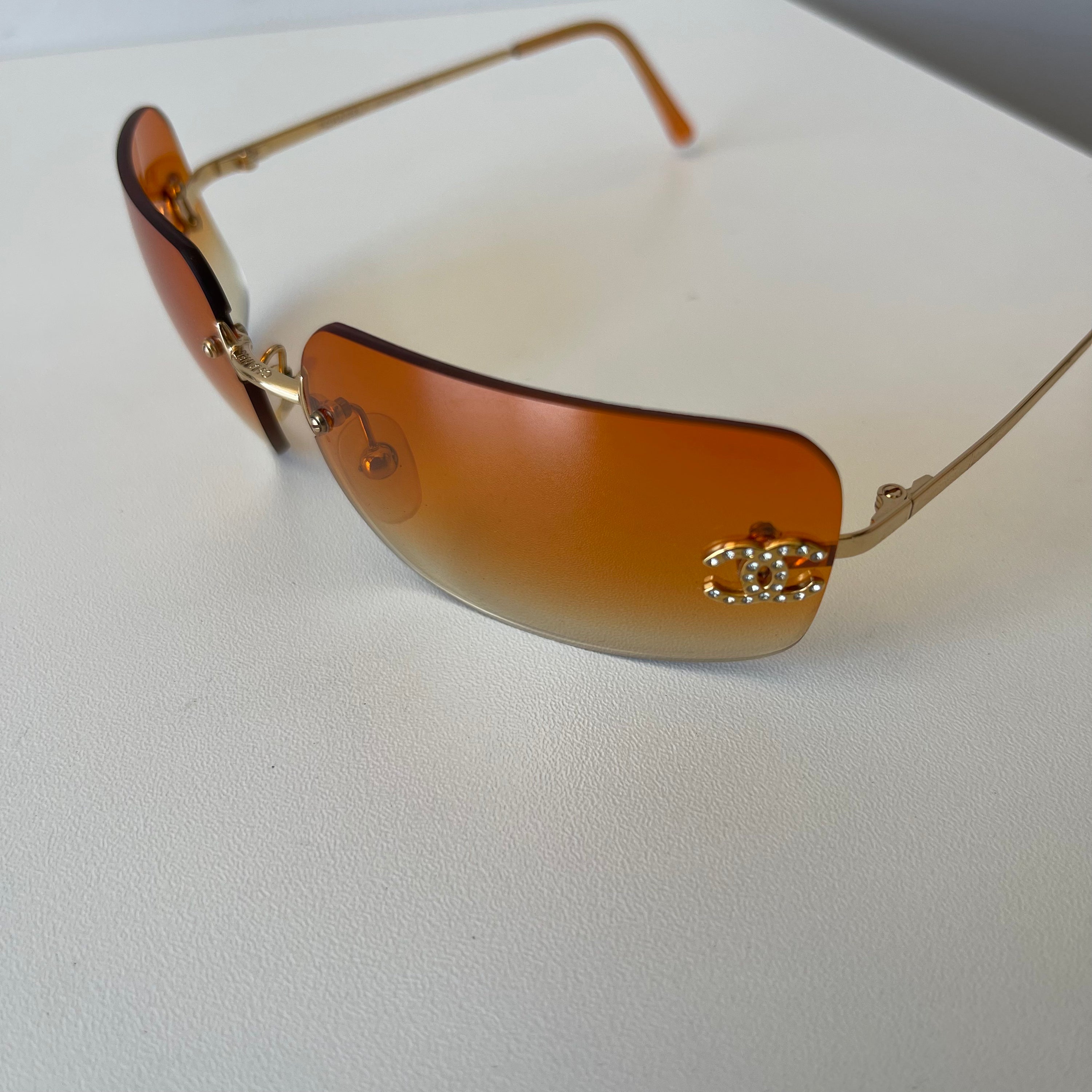 Chanel 4017-D Orange Sunglasses
