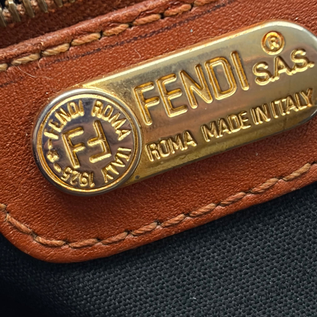 Fendi Pequin Shoulder Bag