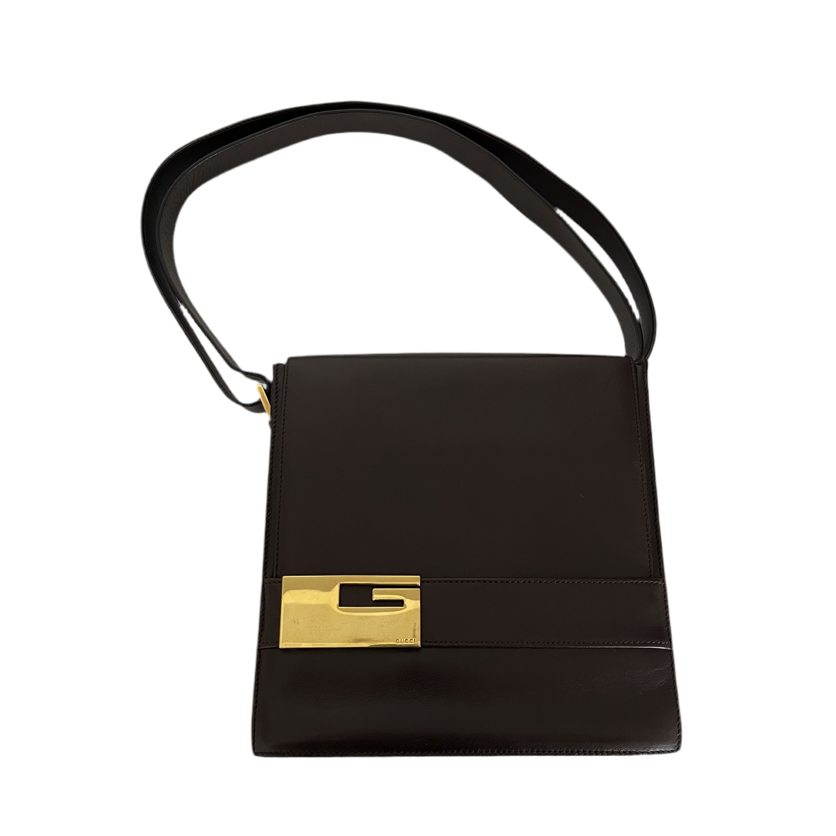 Gucci By Tom Ford Leather Shoulder Bag
