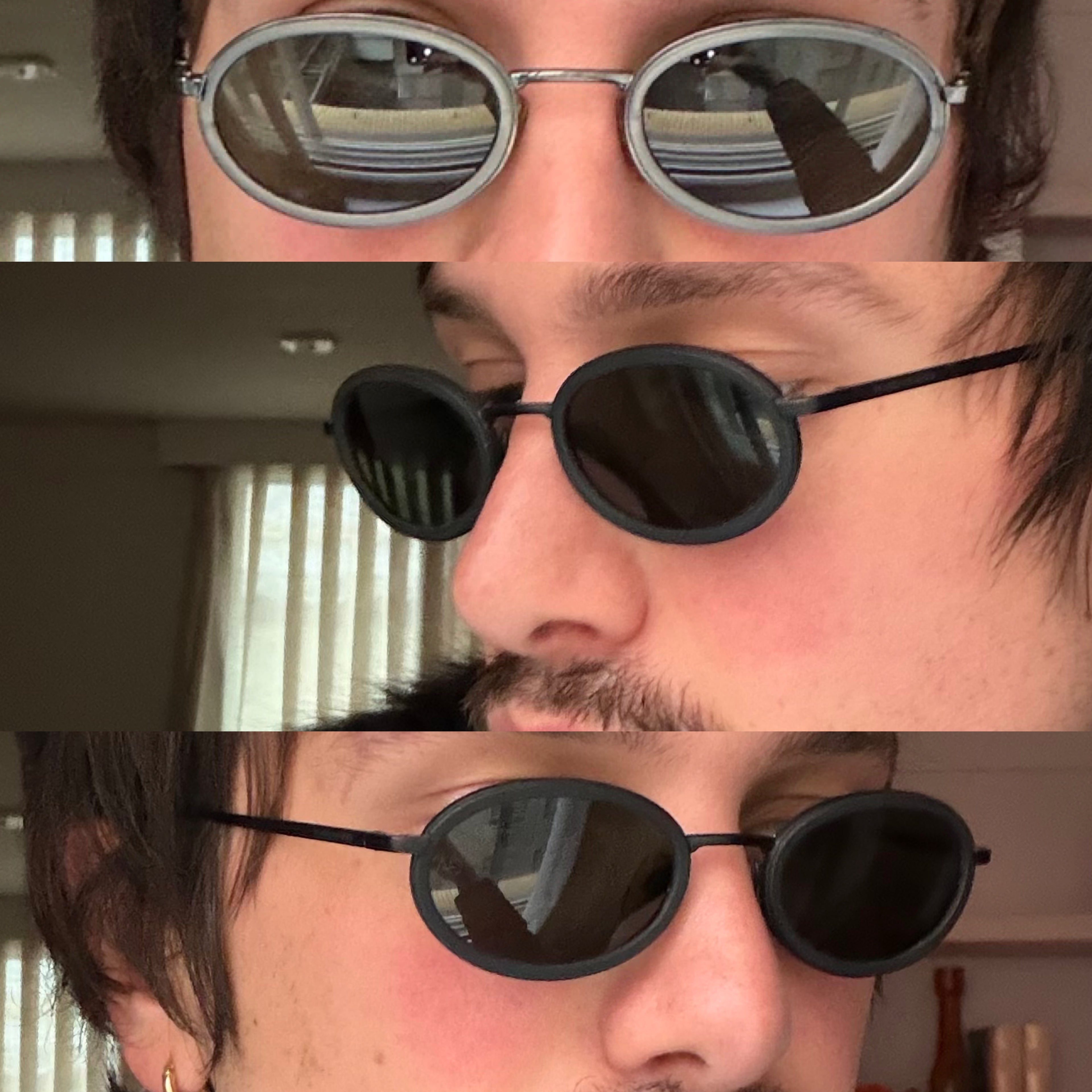 Giorgio Armani Black Matte Sunglasses