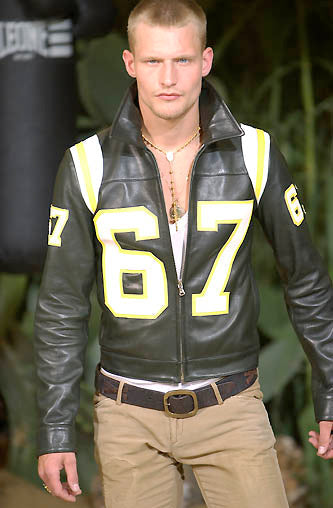 Dolce & Gabbana S/S 2002 Runway Biker Leather Jacket