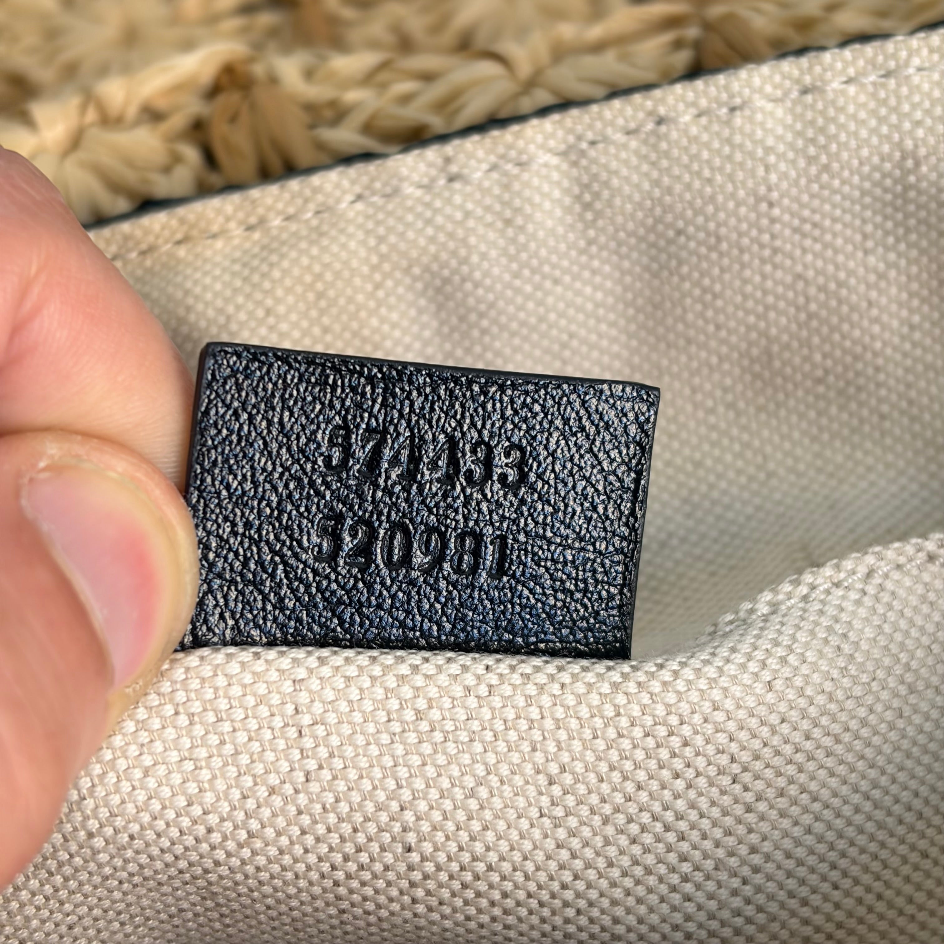 Gucci Marmont Raffia Bag