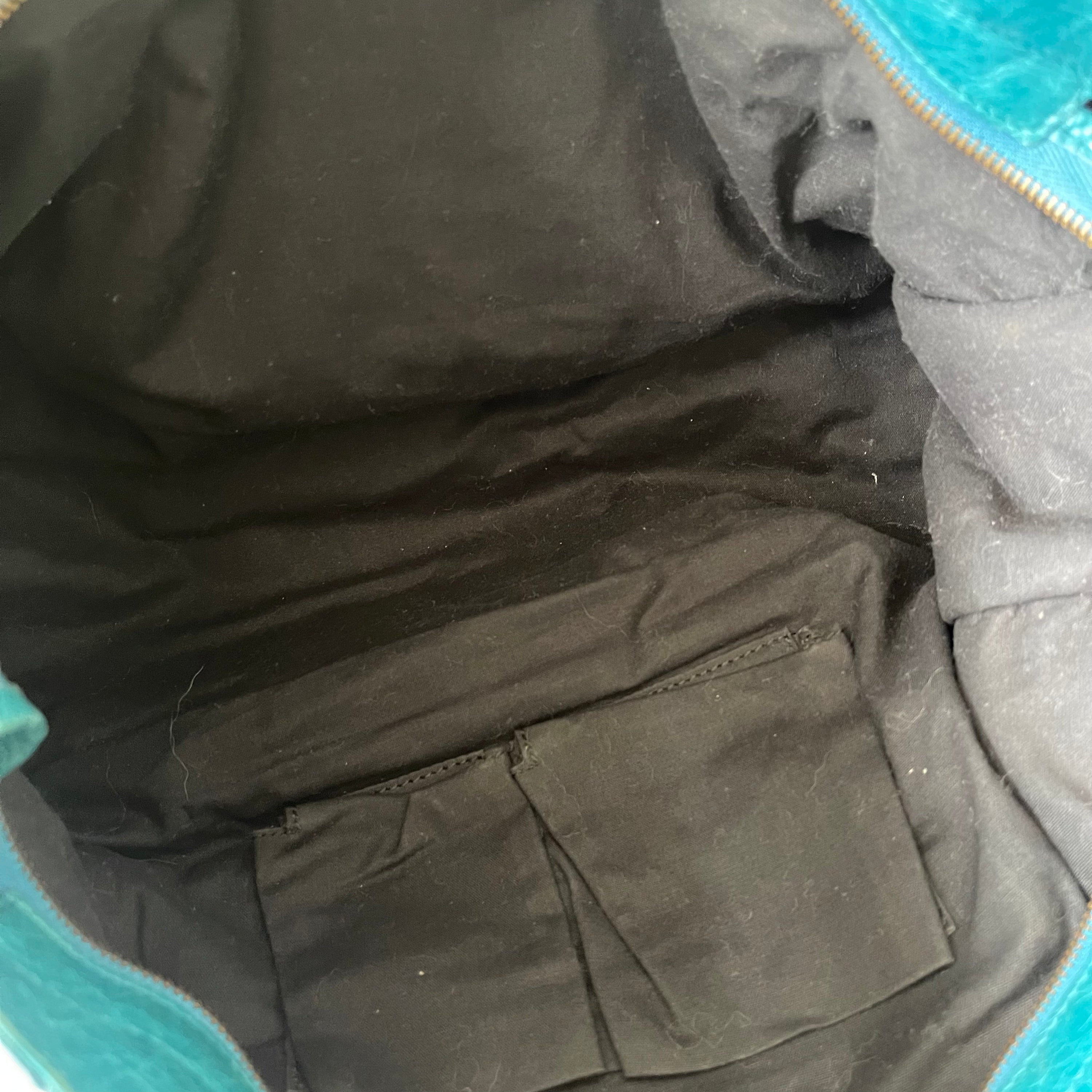Balenciaga Lagoon Lambskin Motorcycle Bag