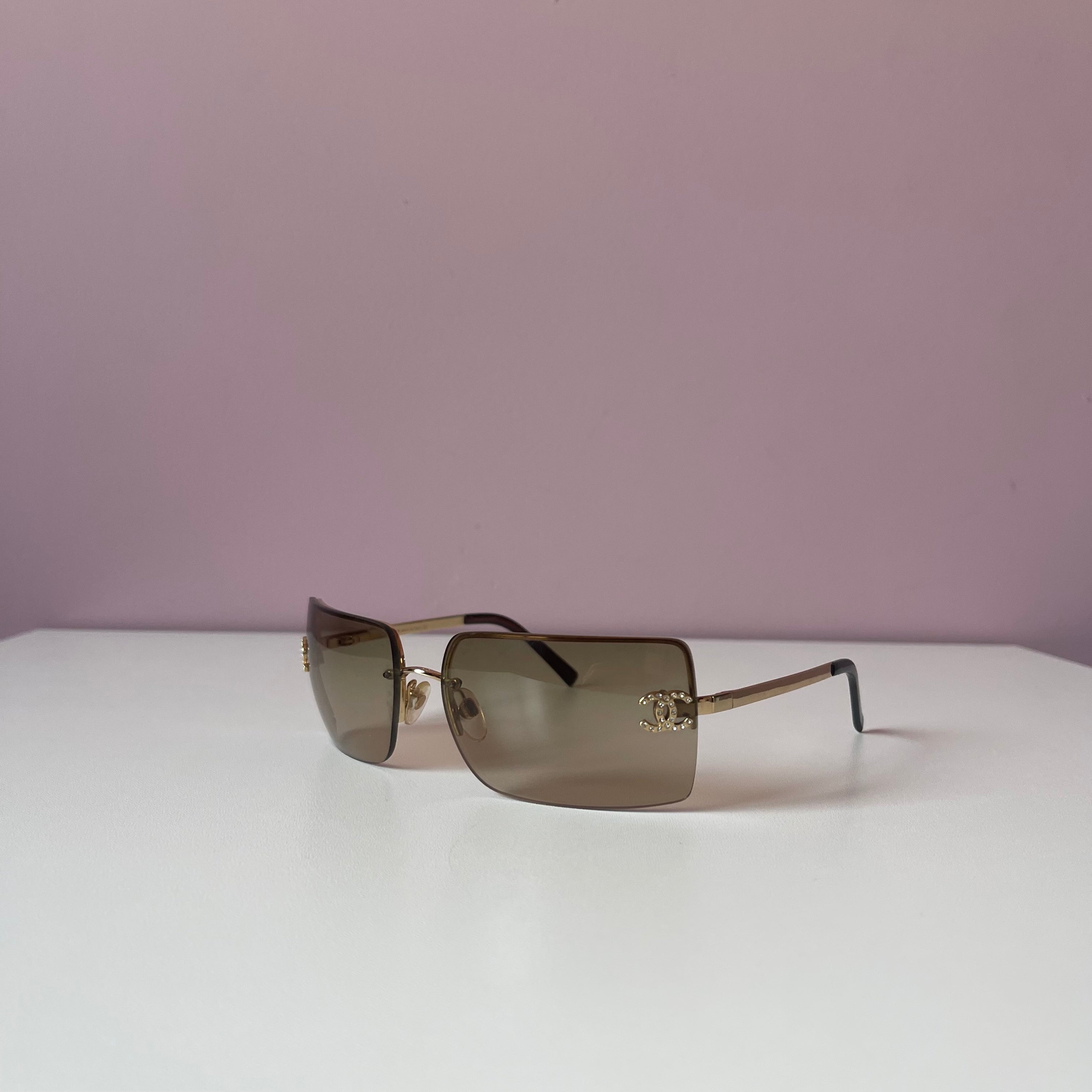 Chanel 4092-B Crystal Logo sunglasses