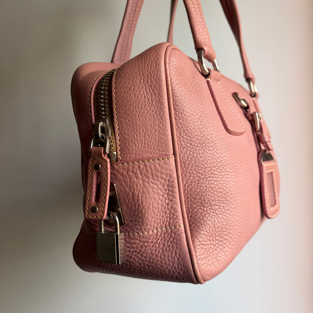 Prada 2000s Baby Pink Bauletto Bag