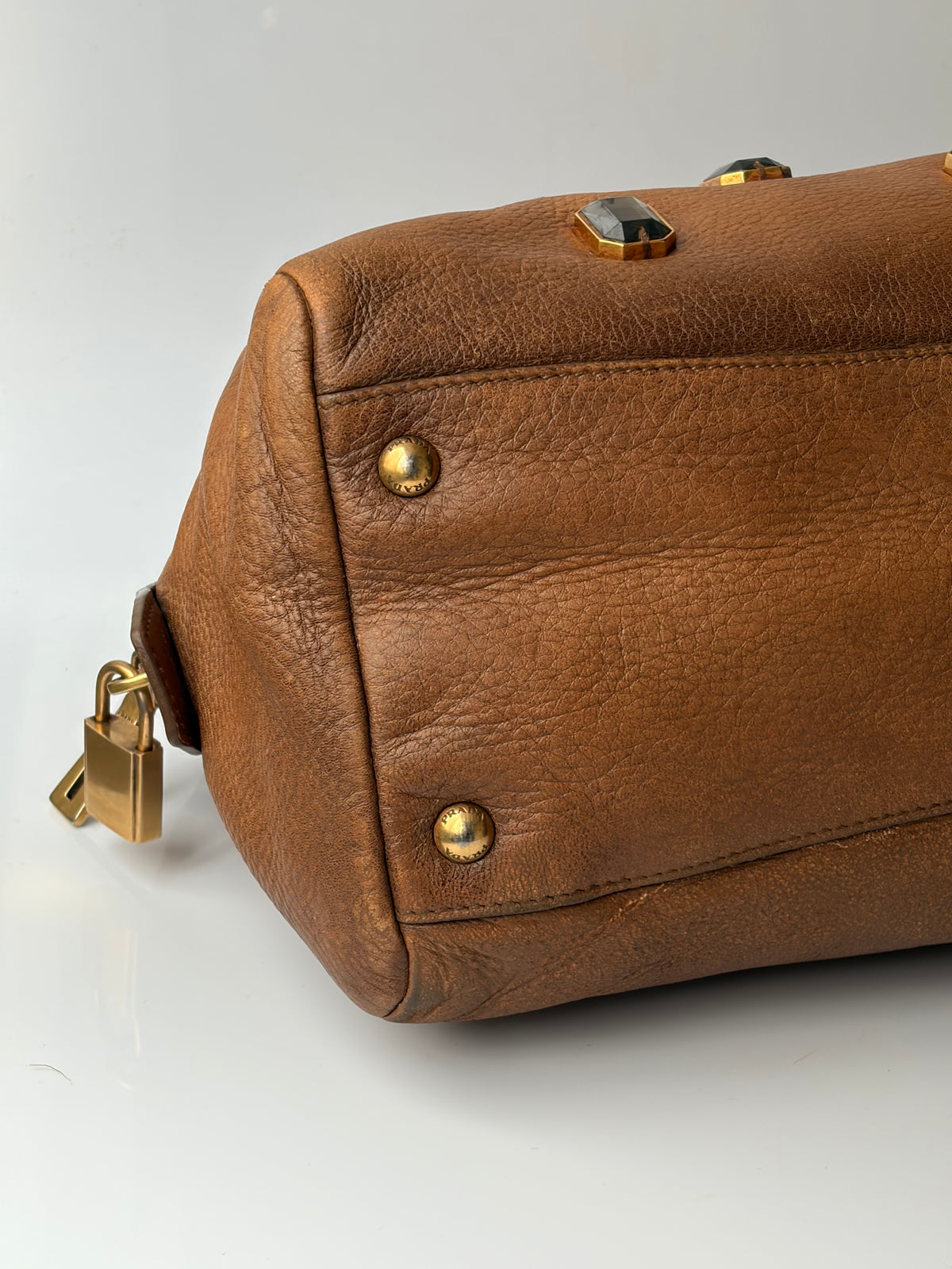 Prada Bauletto Pietre Cervo Bag