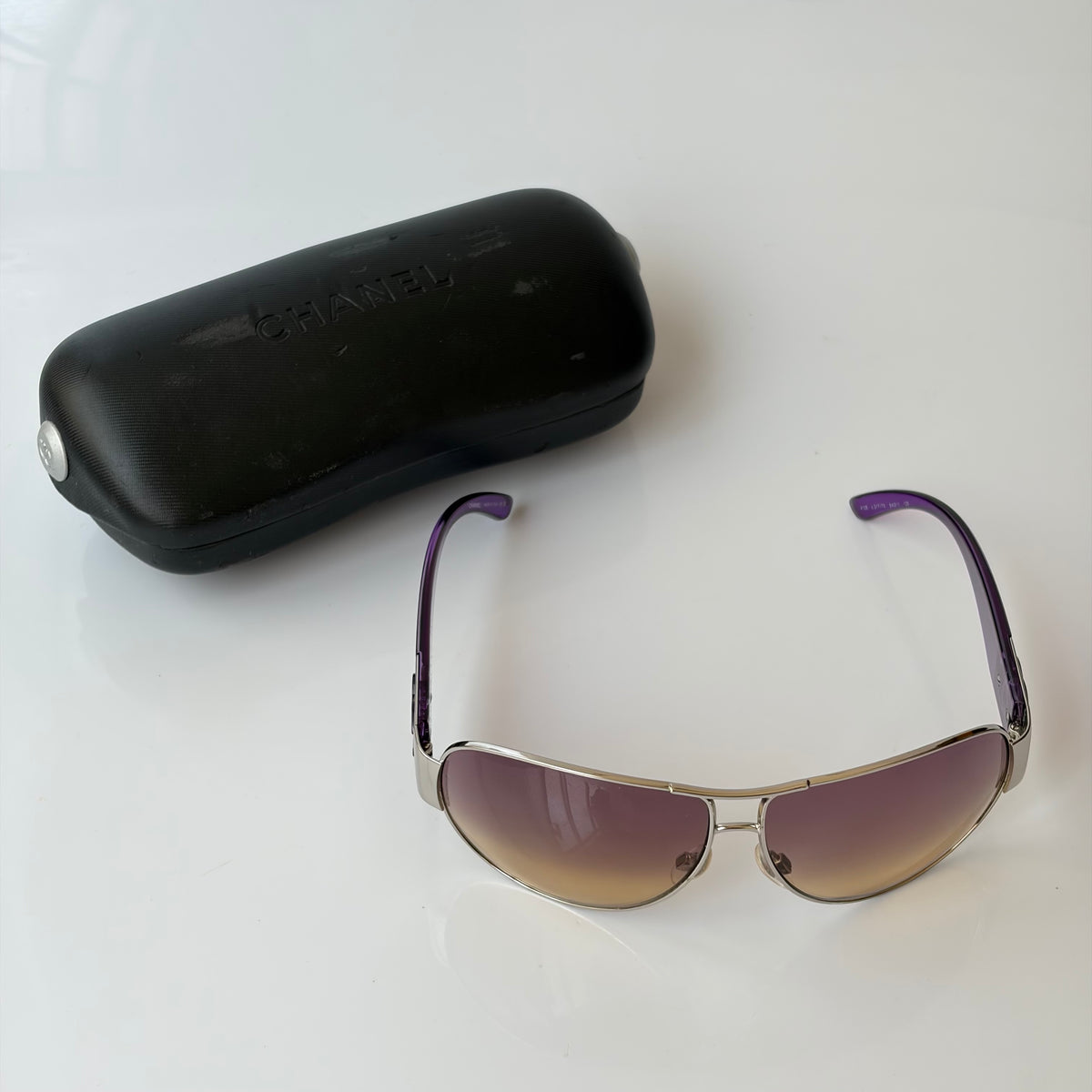 Chanel 2000s Puple Sunglasses