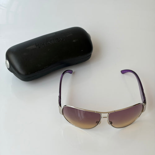Chanel 2000s Puple Sunglasses