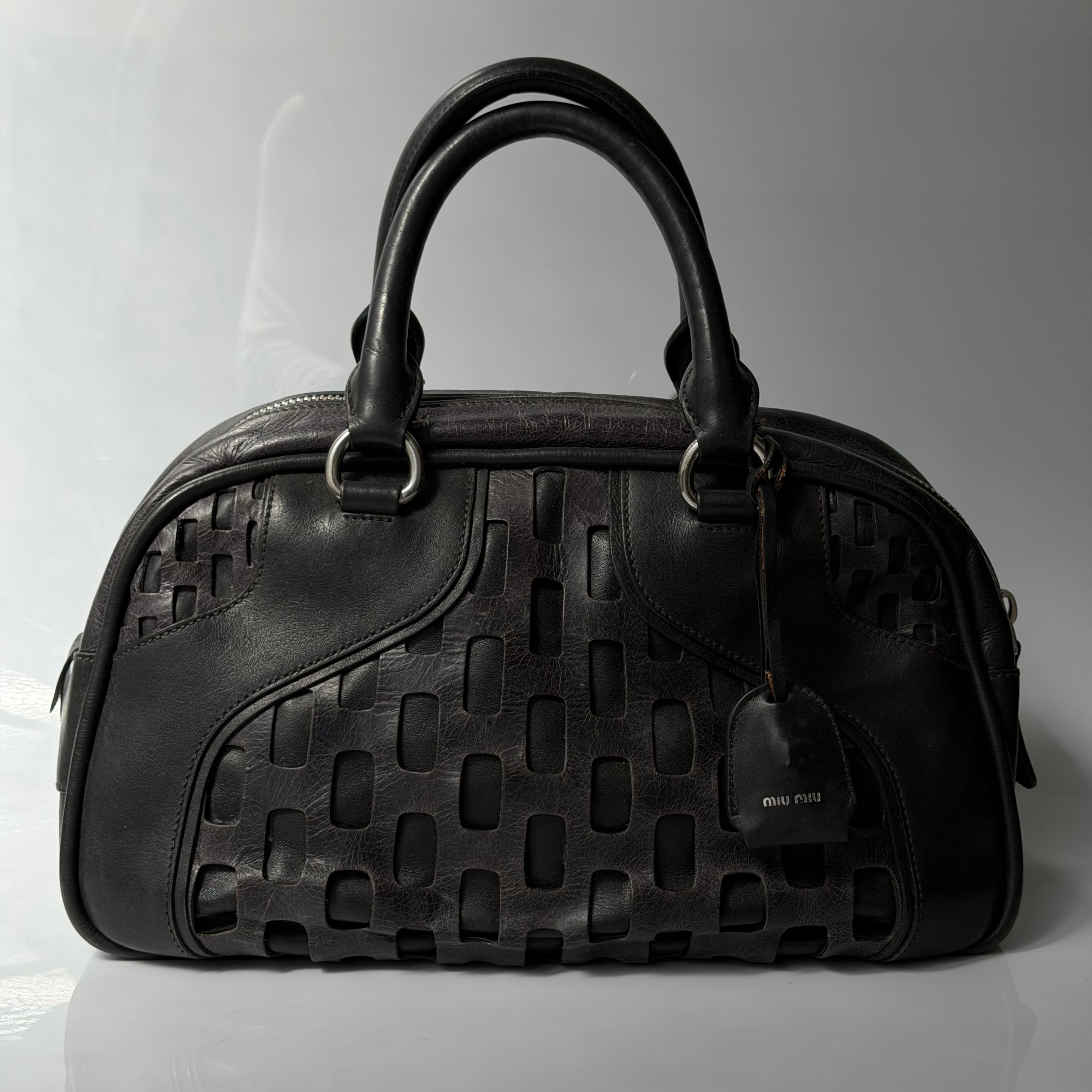 Miu Miu F/W 2008 Laser Cut Bowling Bag