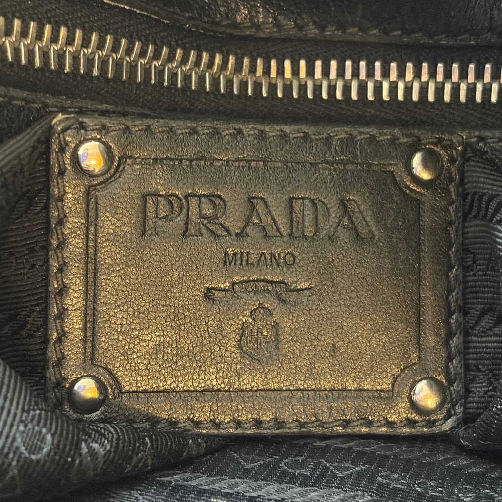 Prada Tessuto Waves Tote Bag