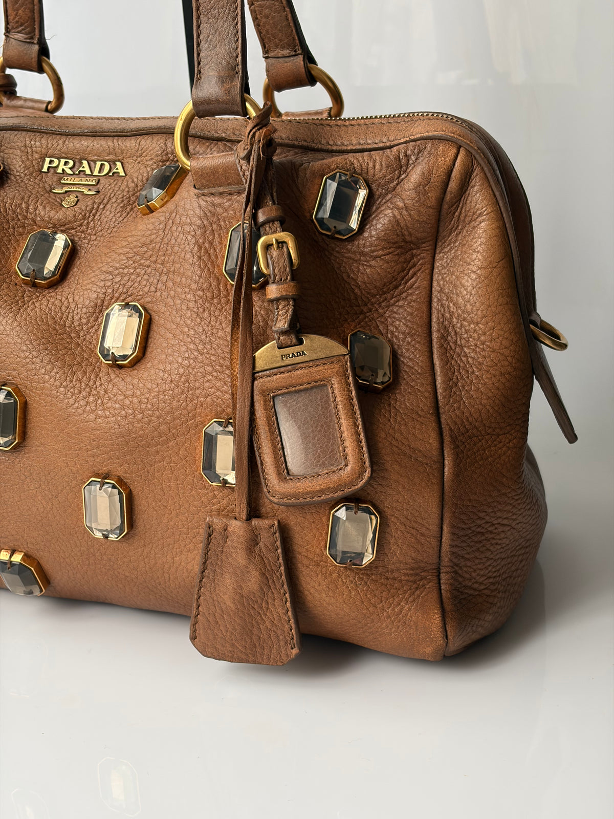 Prada Bauletto Pietre Cervo Bag