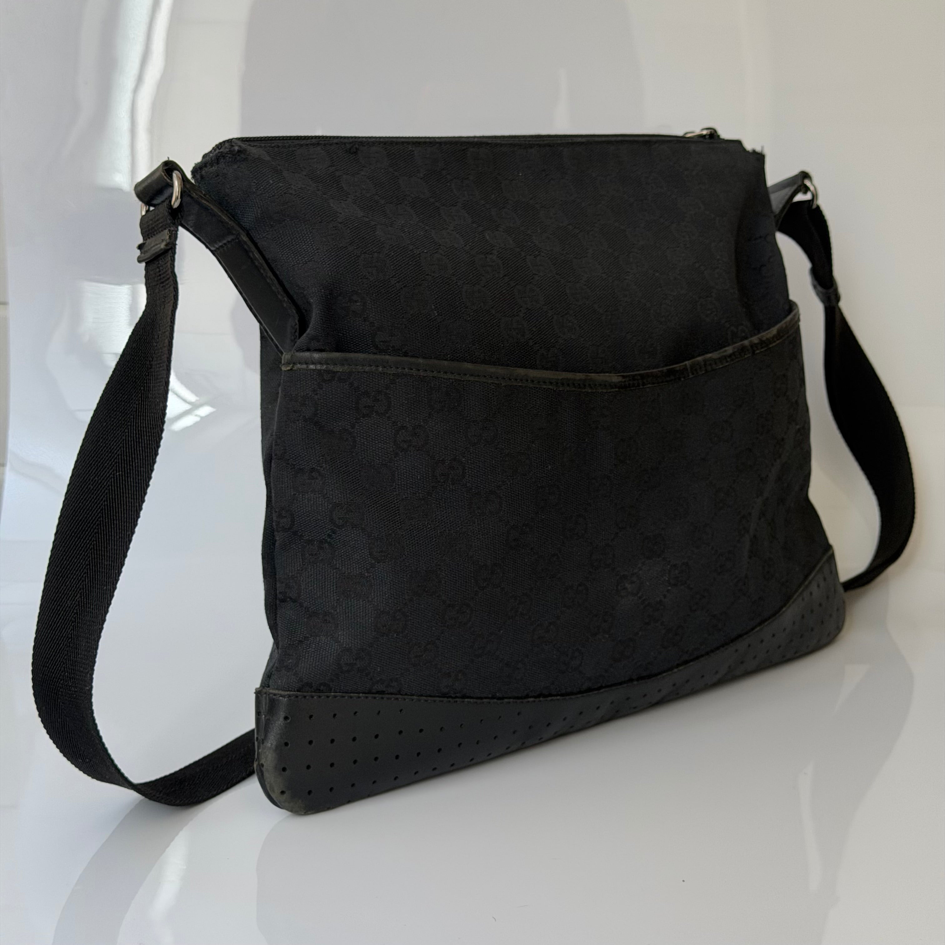 Gucci Monogram Messenger Bag