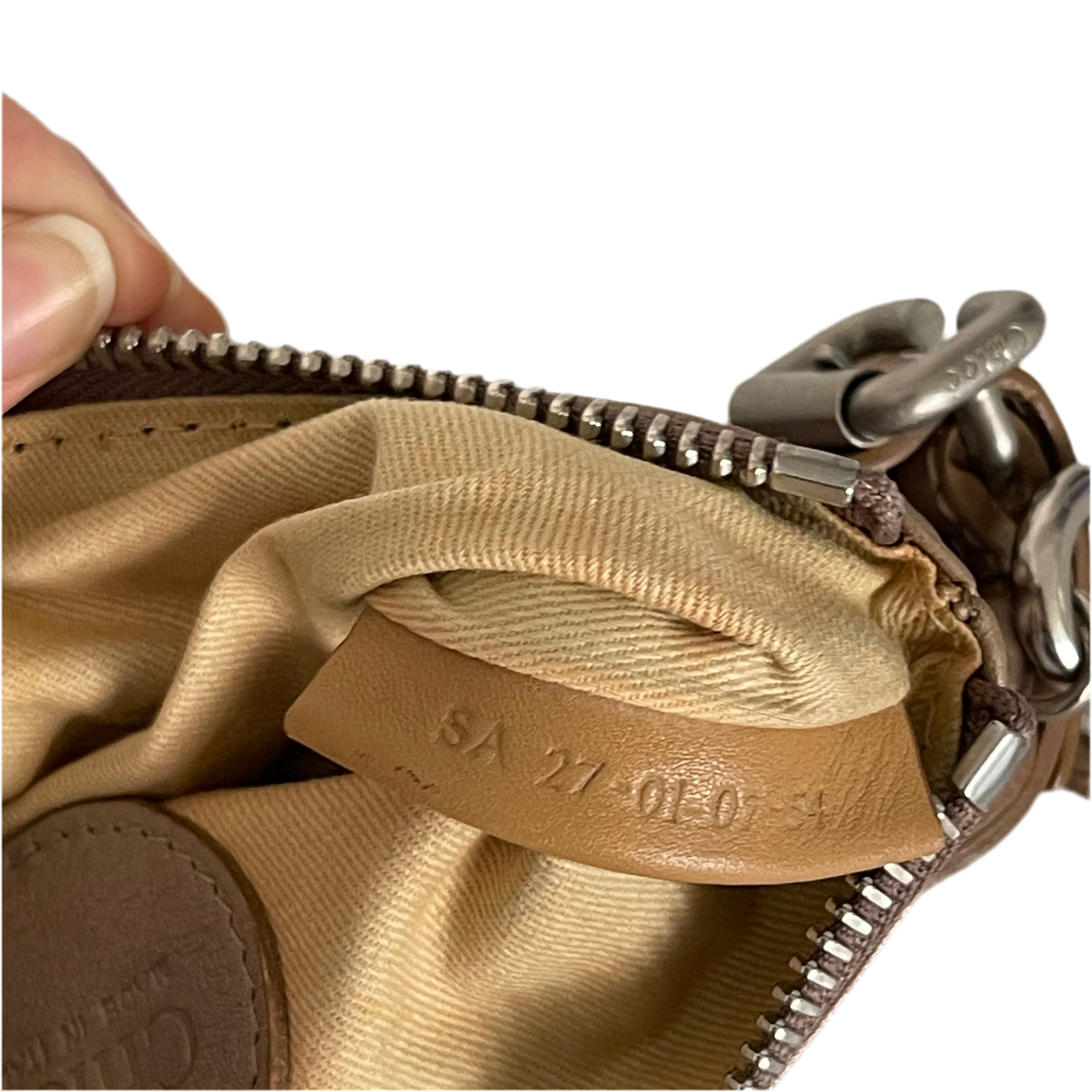 Chloé Mini Paddington Metallic Leather Shoulder Bag