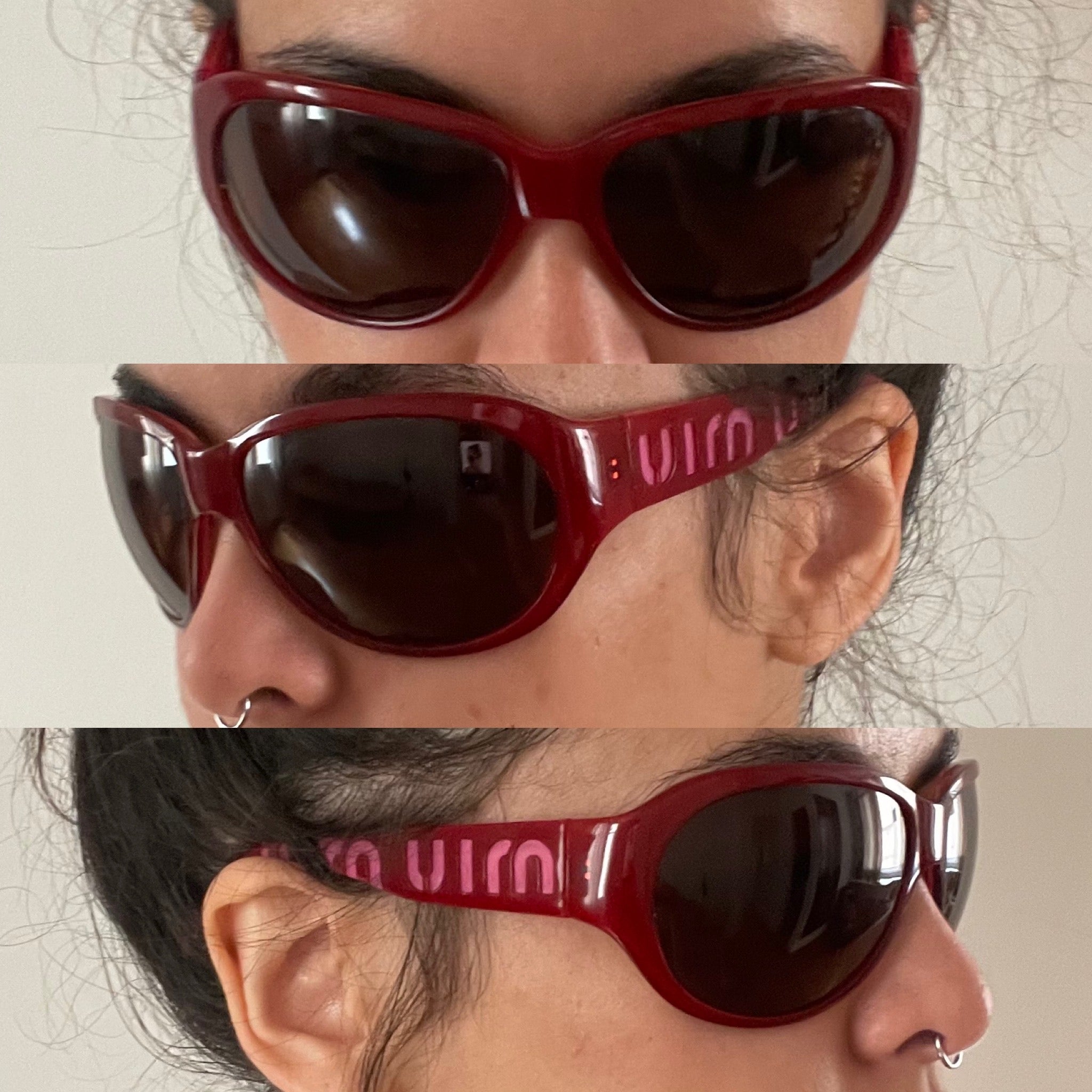Miu Miu SMU06F Red Sunglasses