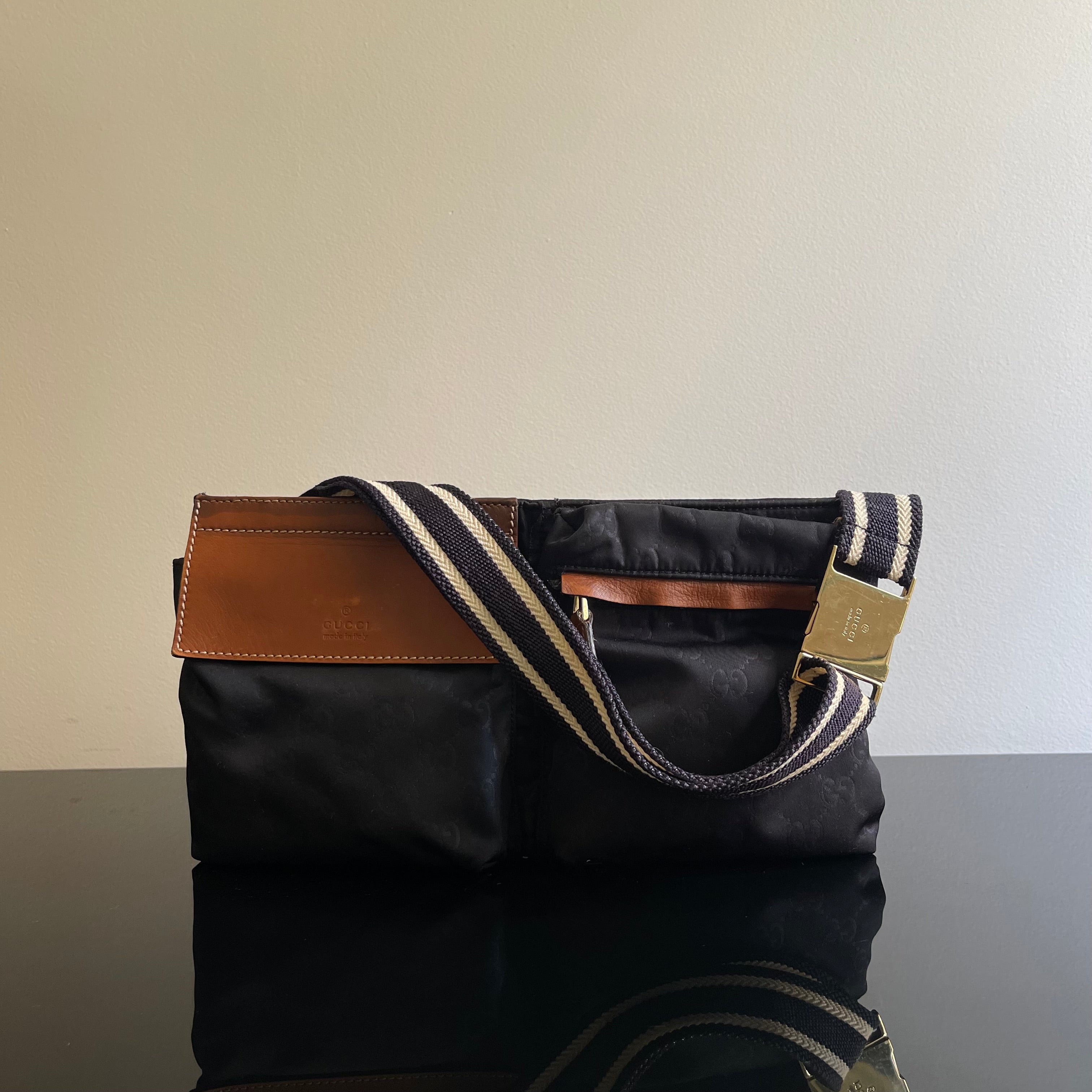 Gucci GG Canvas Sherry Line Belt Bag