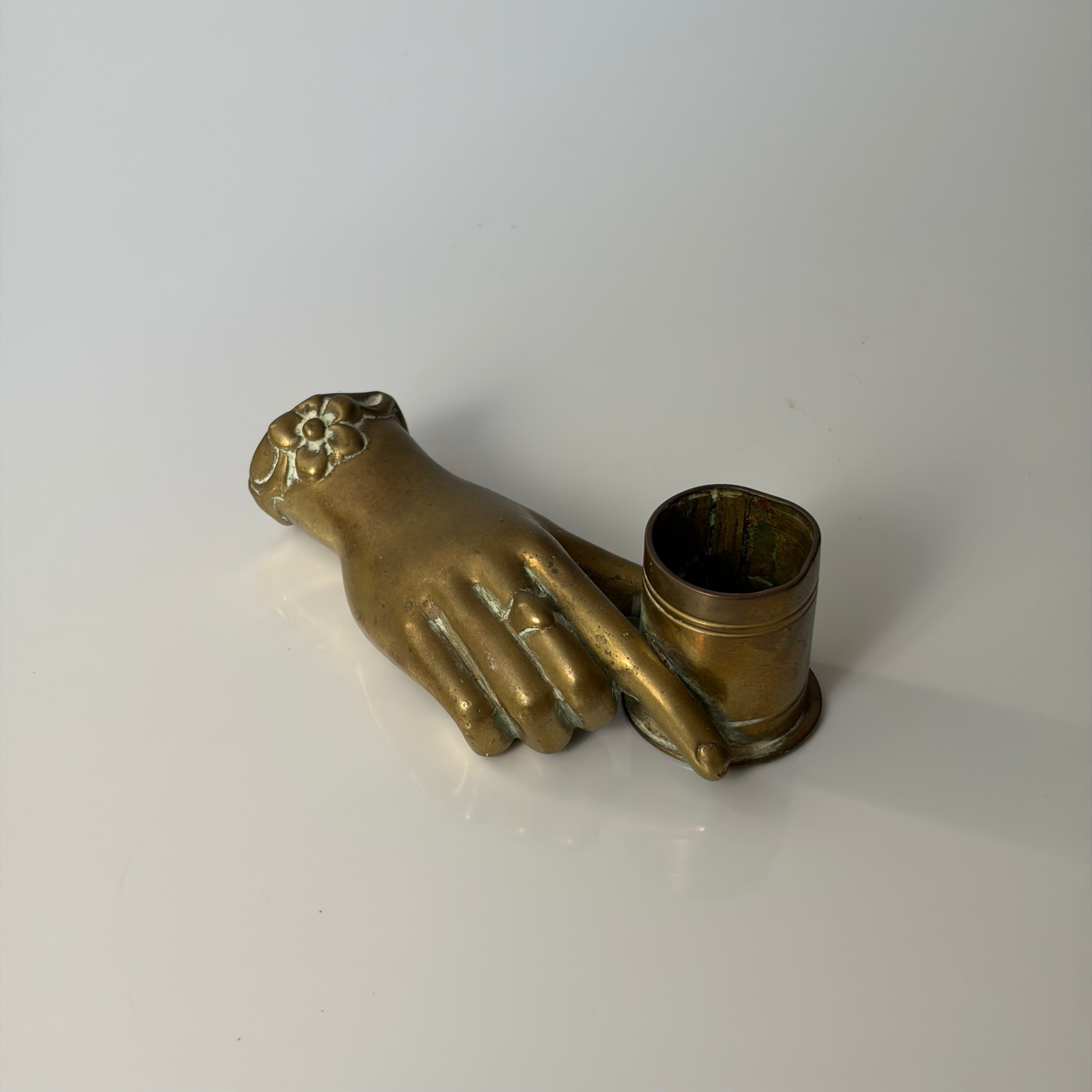 Vintage Hand Candle Holder