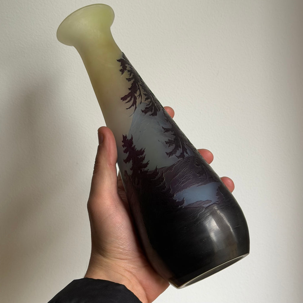 Émile Galle “La Ligne bleu des Vosges” Vase