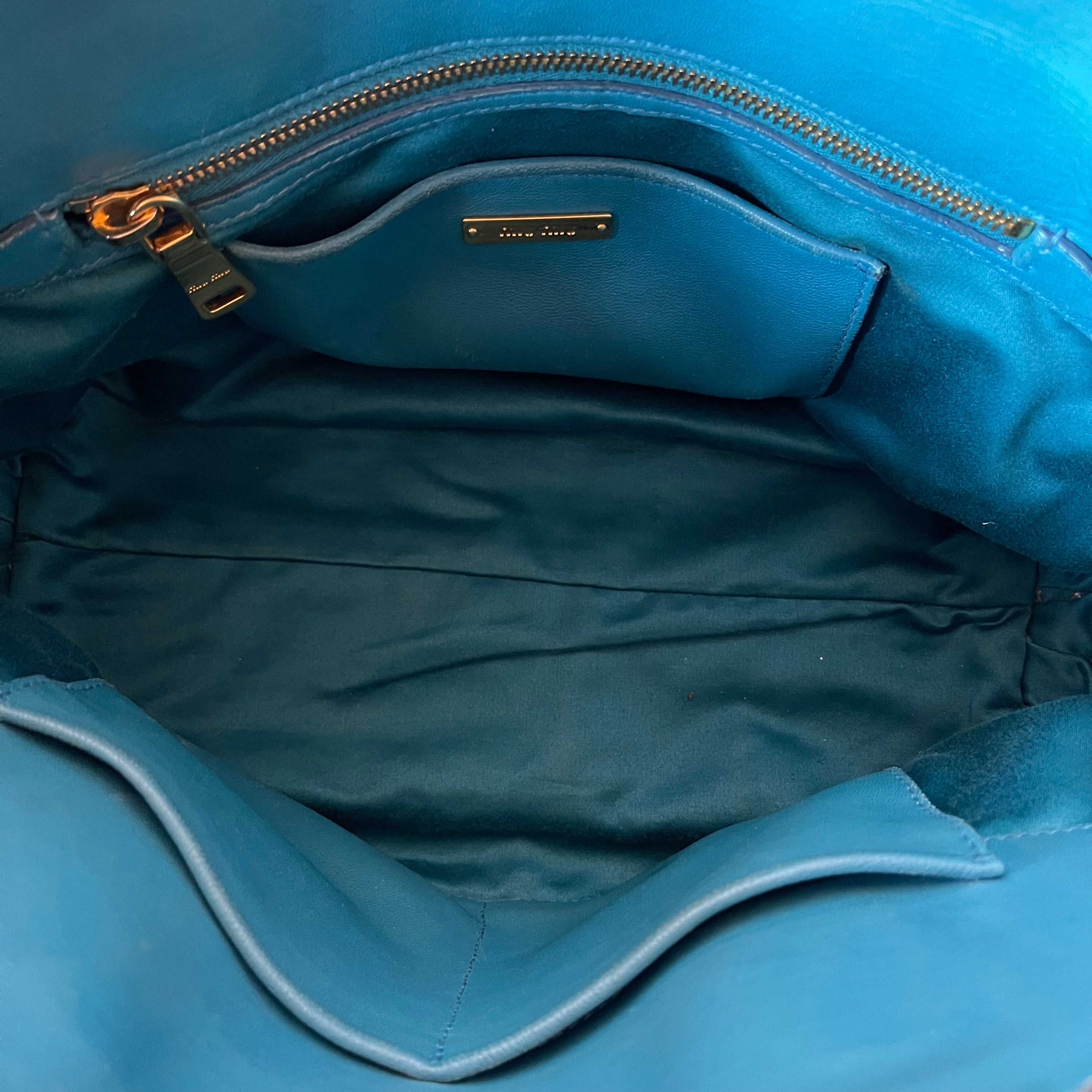 Miu Miu Leather Side Zip Bag