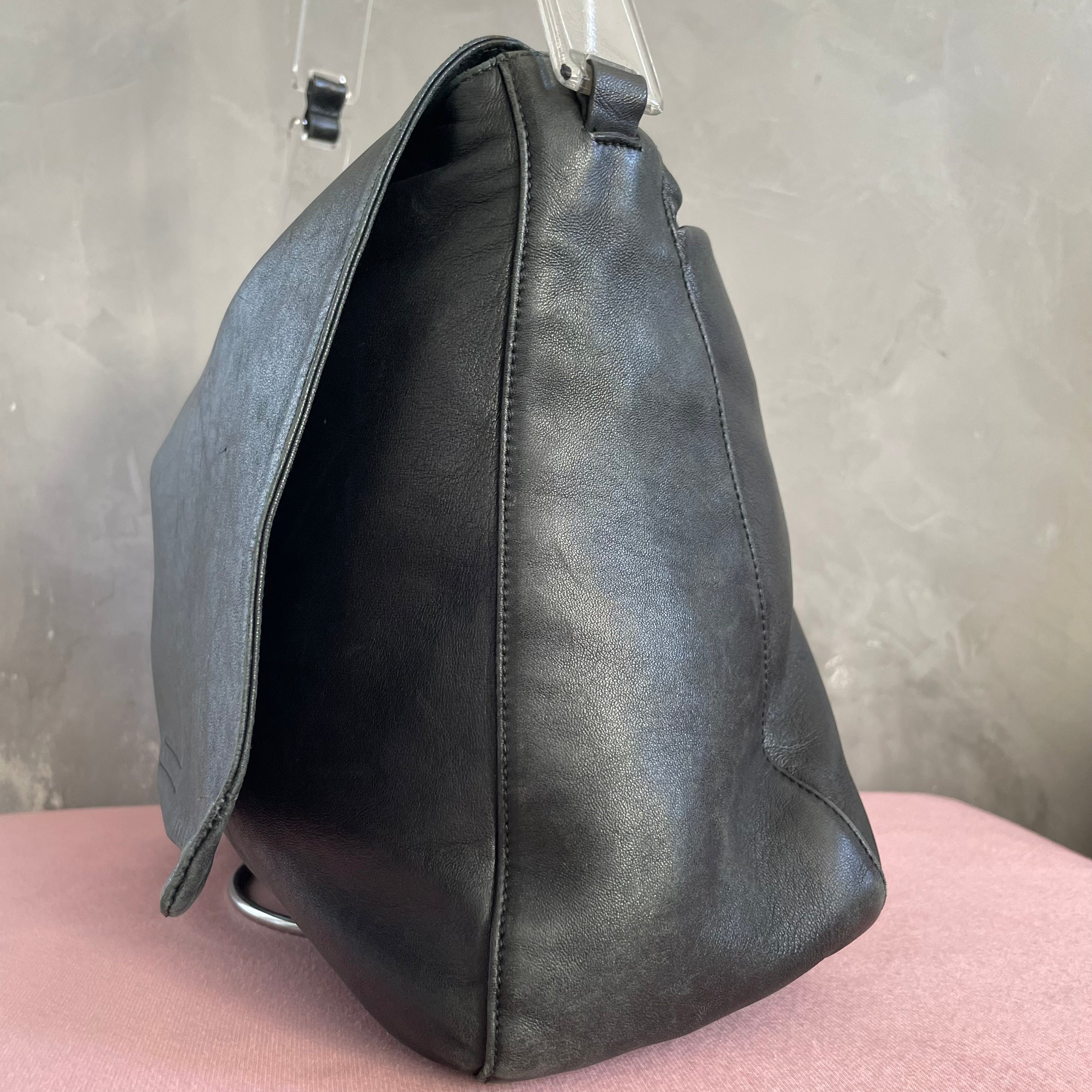 Prada Leather Acrylic Shoulder Bag