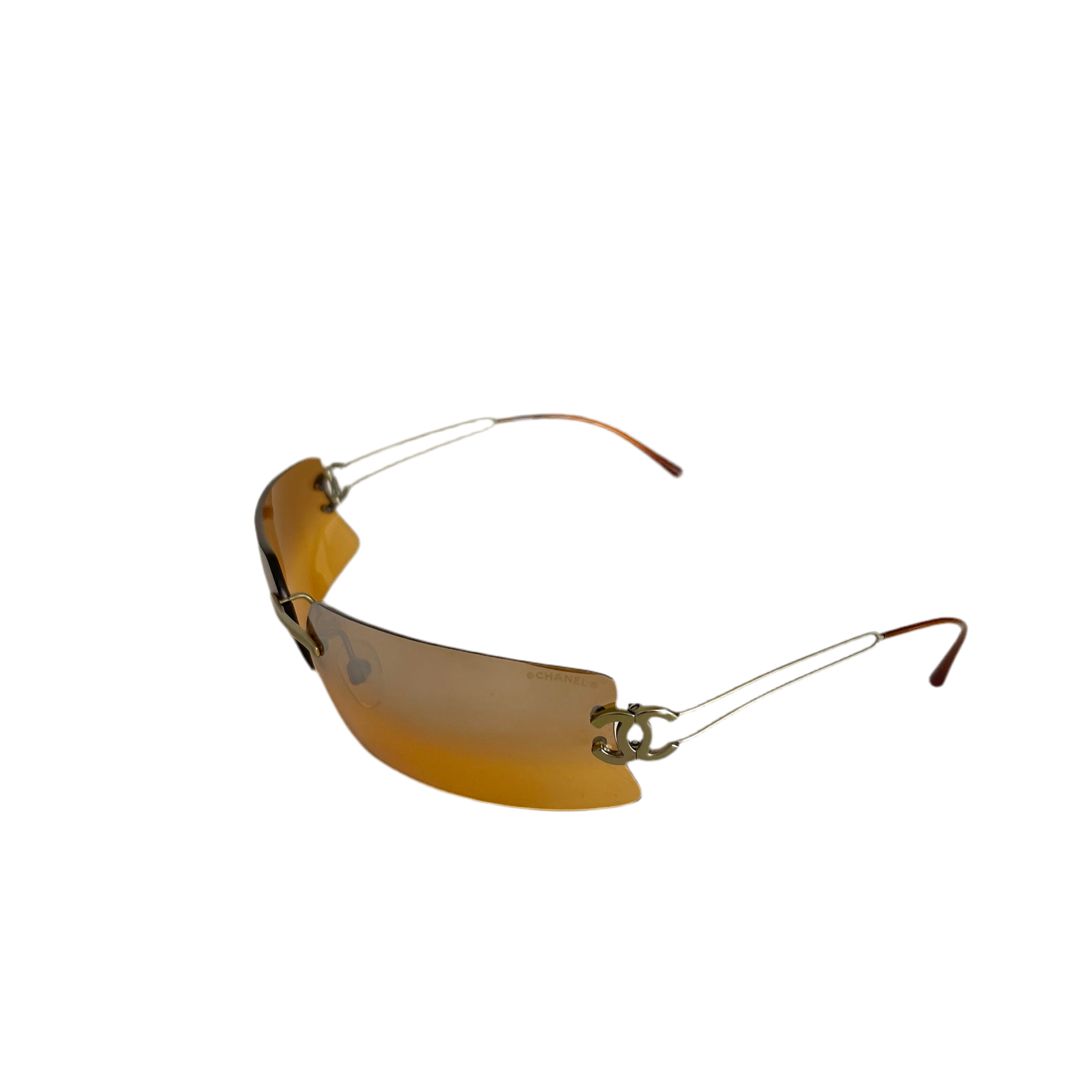 Chanel 4051 Logo Yellow Sunglasses