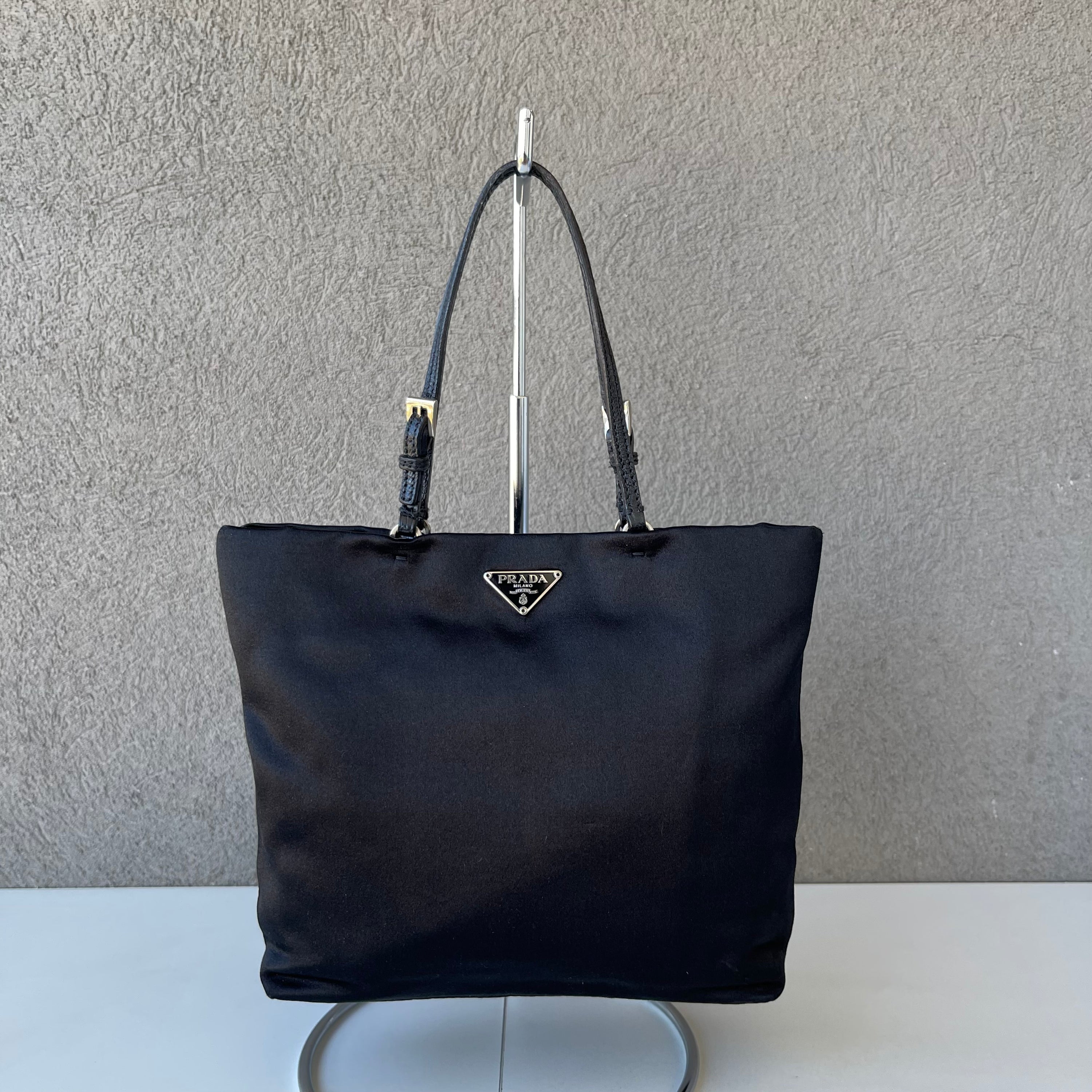 Prada Mini Satin Tote Bag