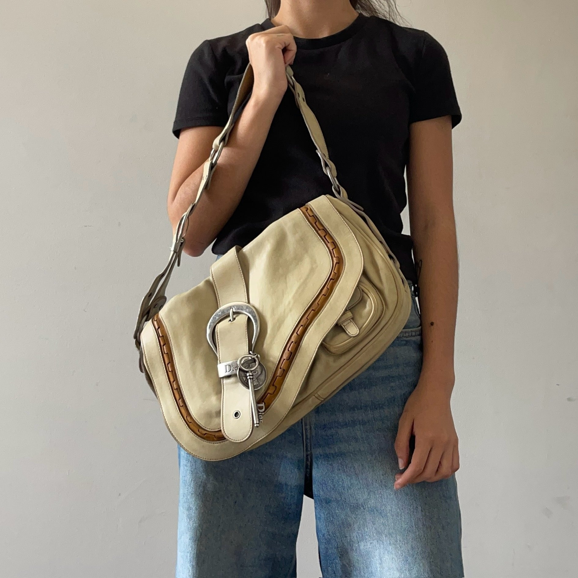Christian Dior Saddle Gaucho Bag