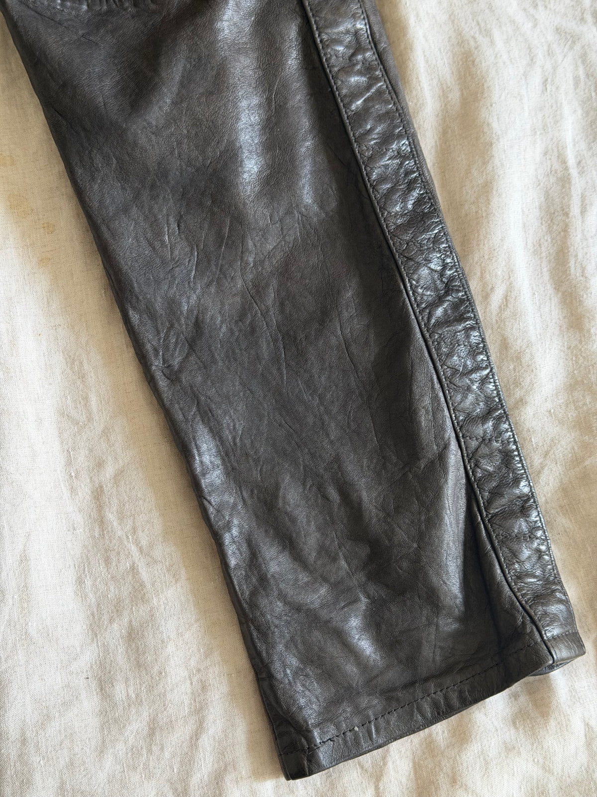 Diesel Biker Leather Pants