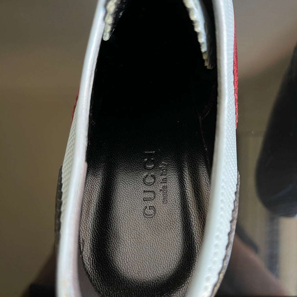 Gucci Calfskin Gia Oxford Stiletto Ankle Boots
