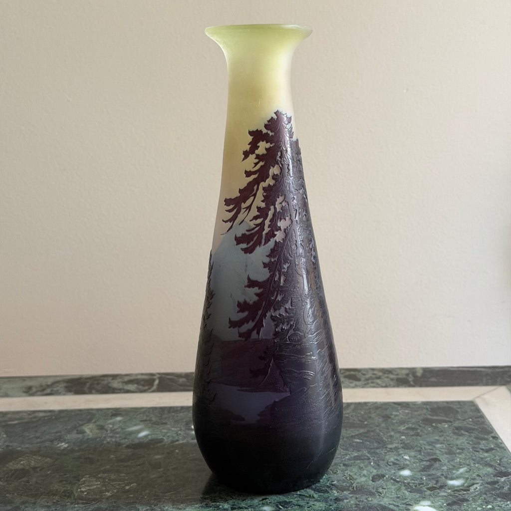 Émile Galle “La Ligne bleu des Vosges” Vase