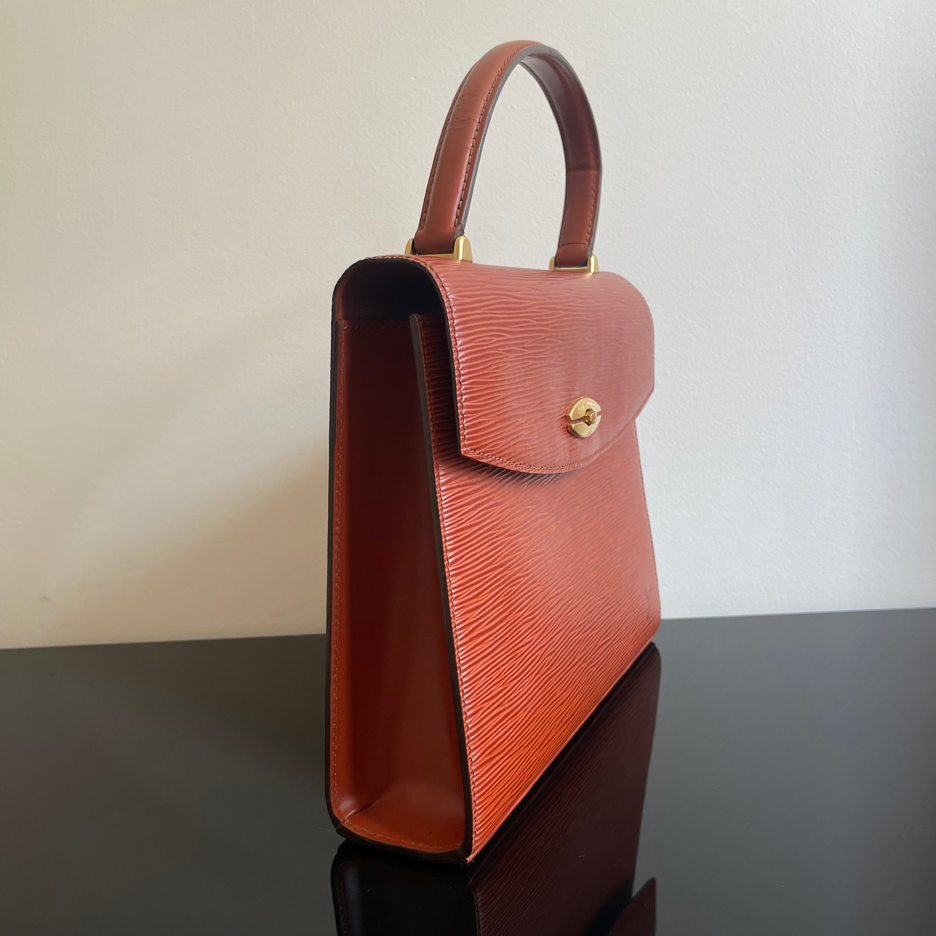 Louis Vuitton Malesherbes Epi Leather HandBag