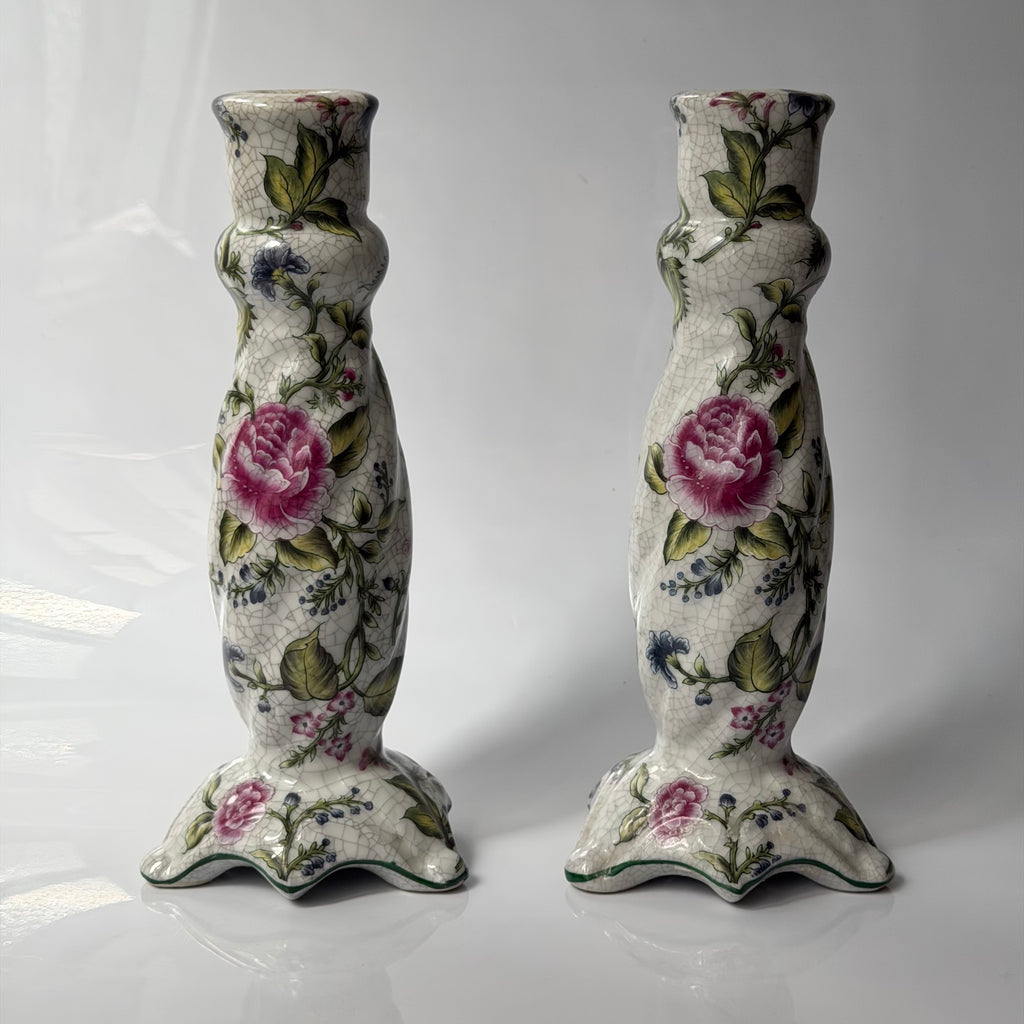 Floral Candle Sticks