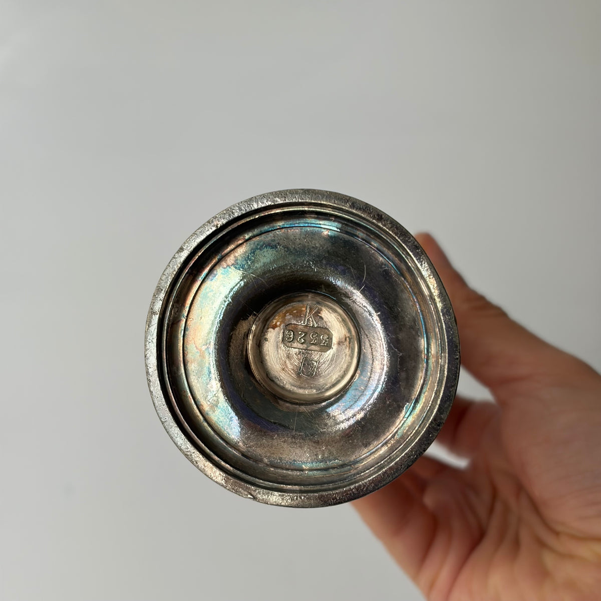 Art Nouveau Pewter Solifleur Vase